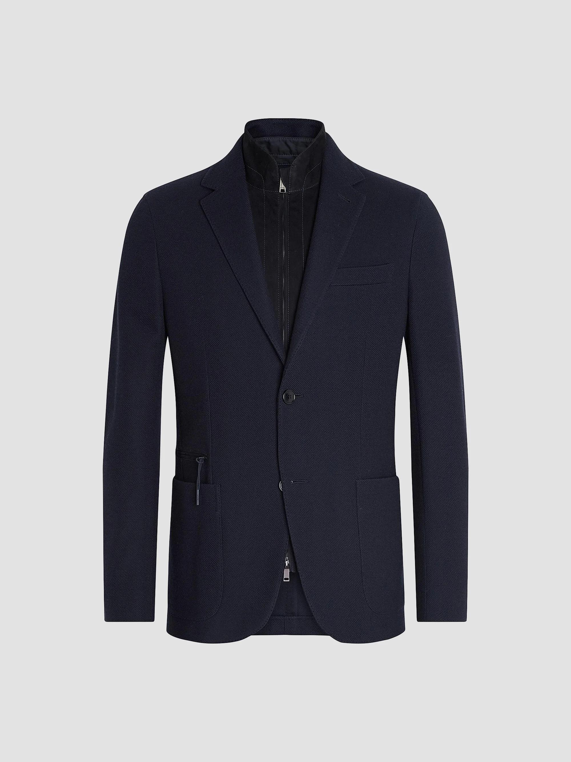 ZEGNA High Performance Jersey Blazer Jacket | Saks Fifth Avenue