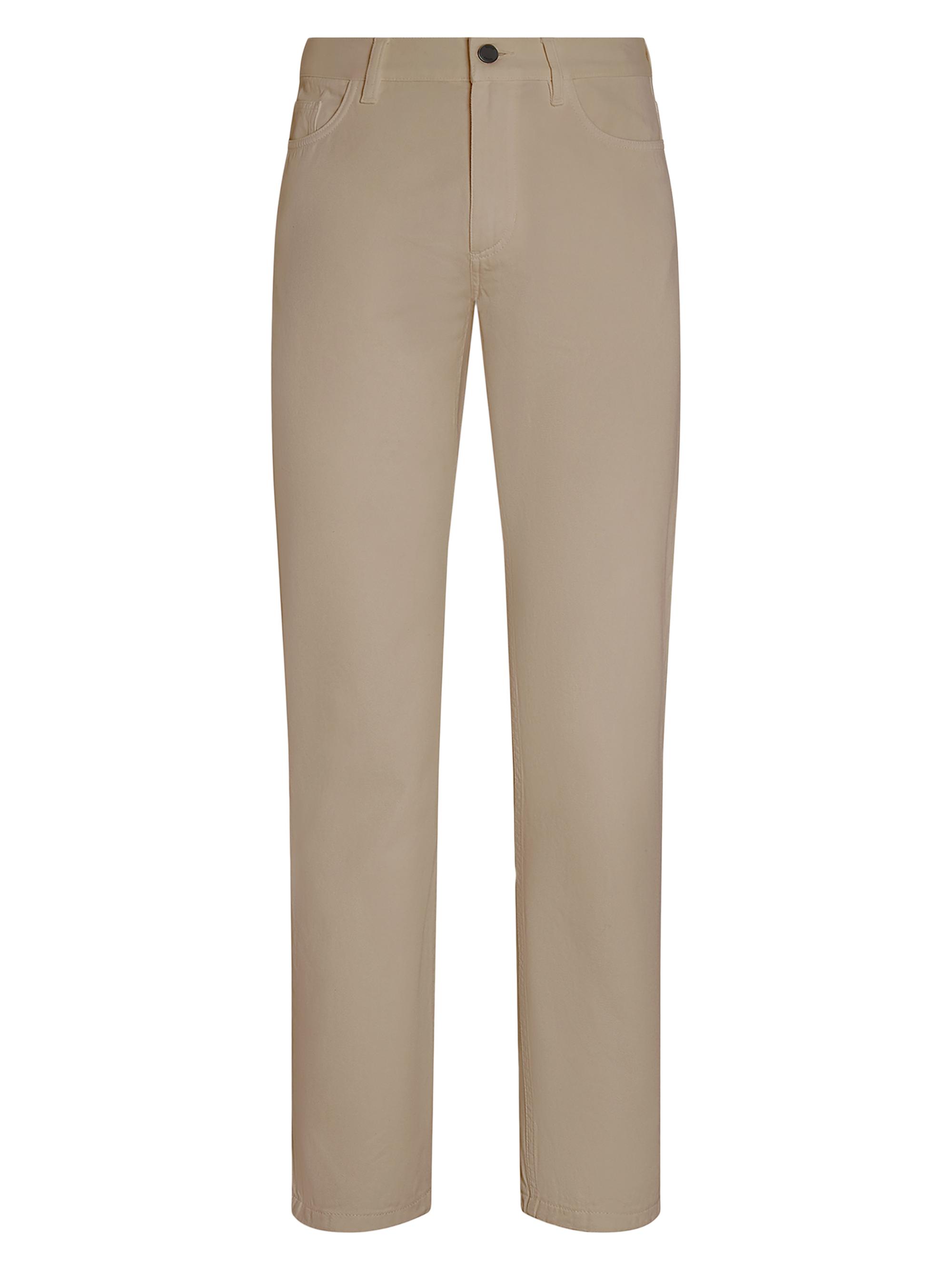 ZEGNA Men's Cotton and Cashmere Roccia Pants - Light Taupe