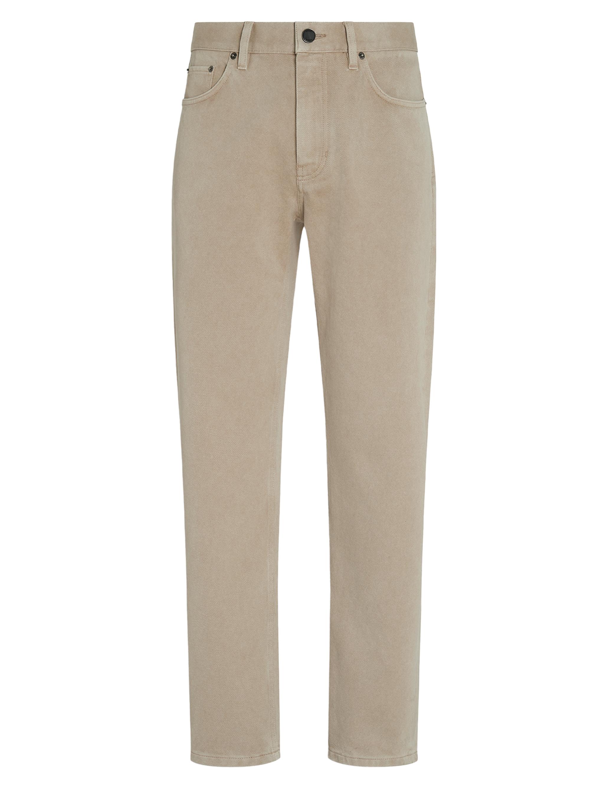 ZEGNA Men's Délavé Roccia Jeans - Light Taupe