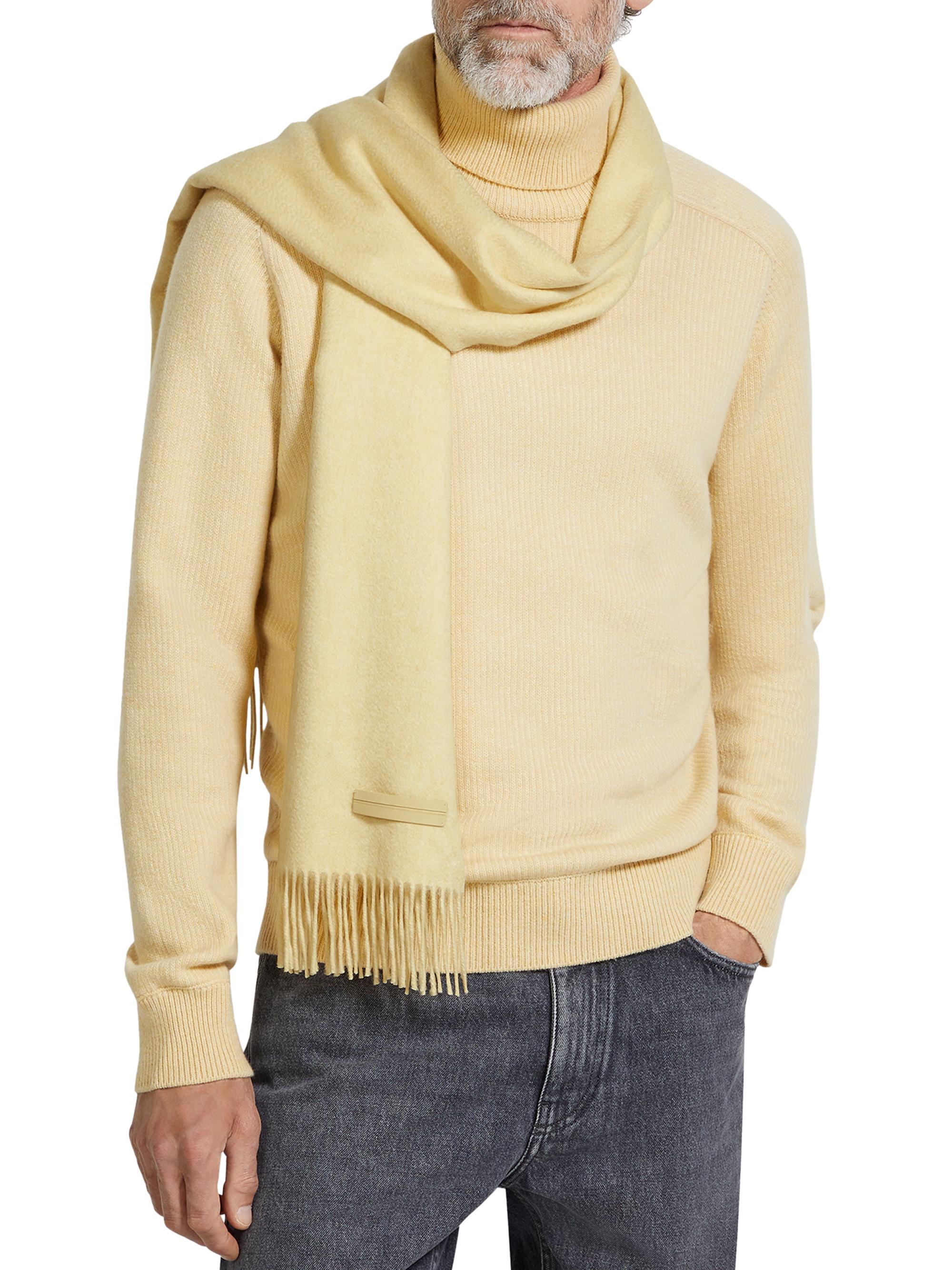 ZEGNA Men's Oasi Cashmere Scarf - Light Yellow
