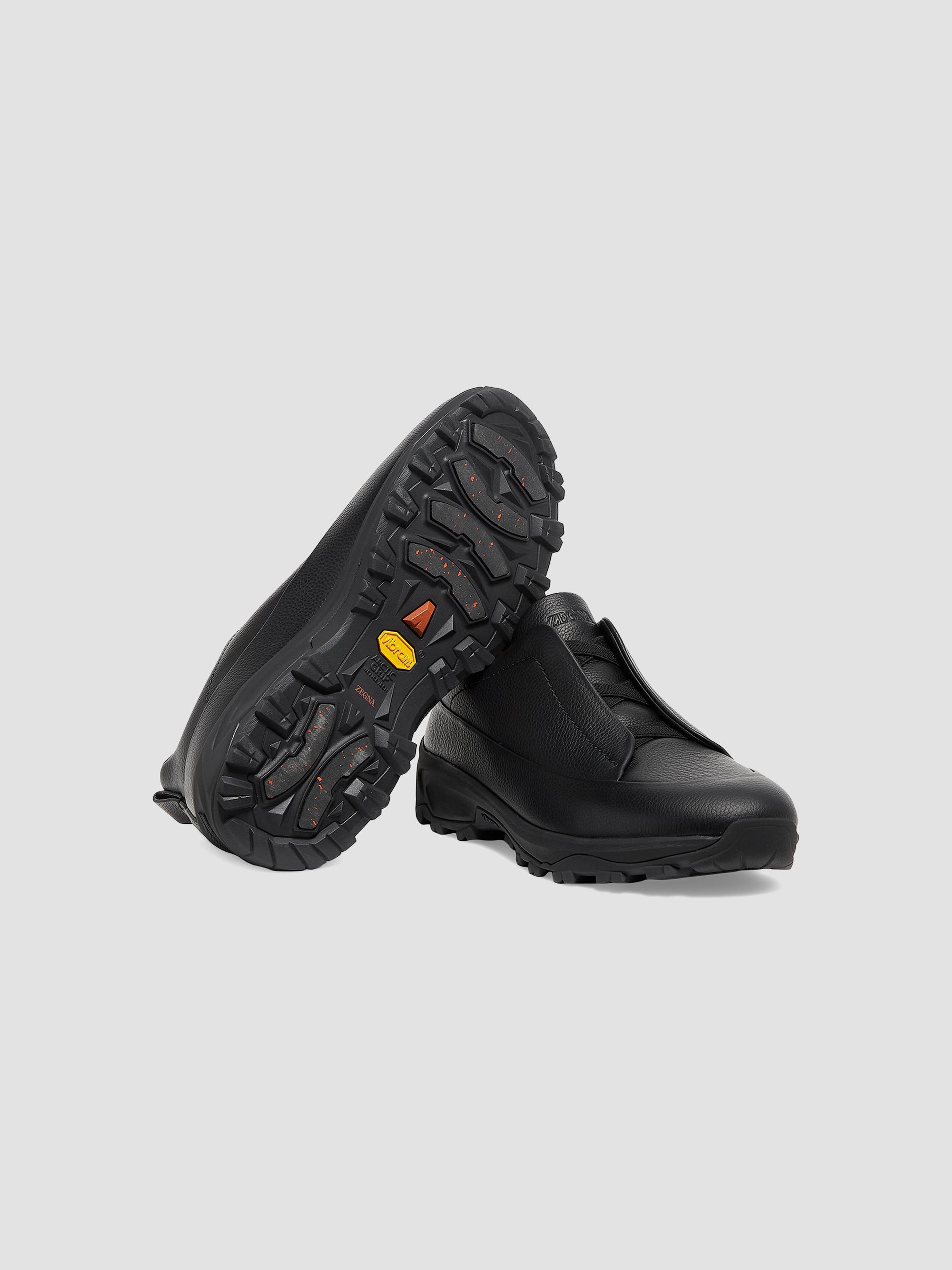 ZEGNA Leather Triple Stitch Monte Sneakers | Saks Fifth Avenue