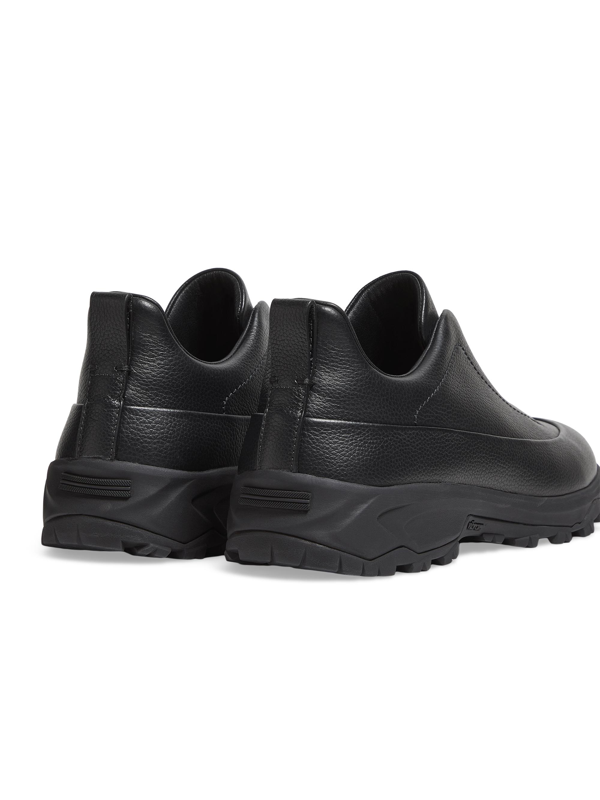 ZEGNA Leather Triple Stitch Monte Sneakers | Saks Fifth Avenue