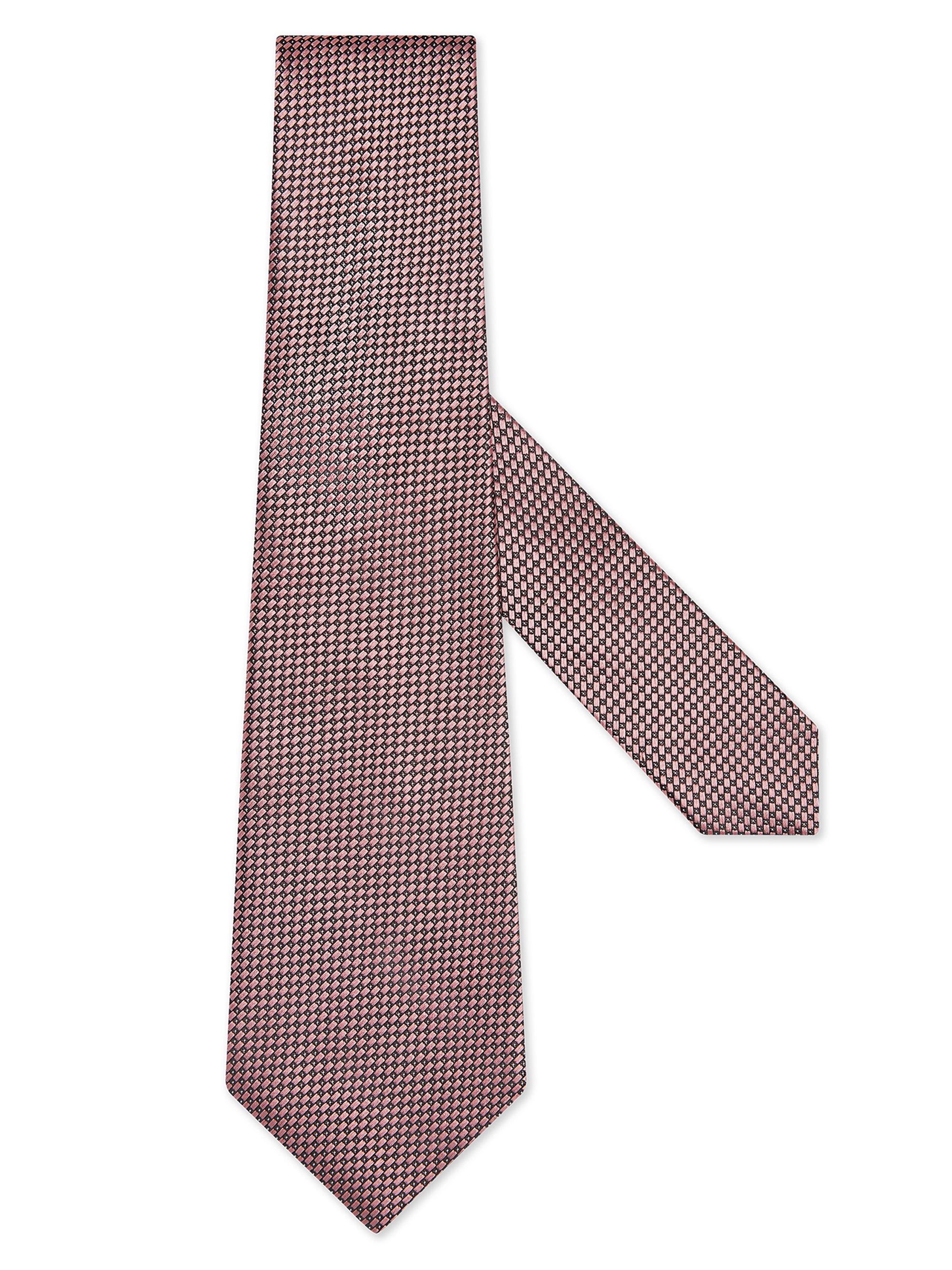 ZEGNA Men's Silk Tie - Light Pink