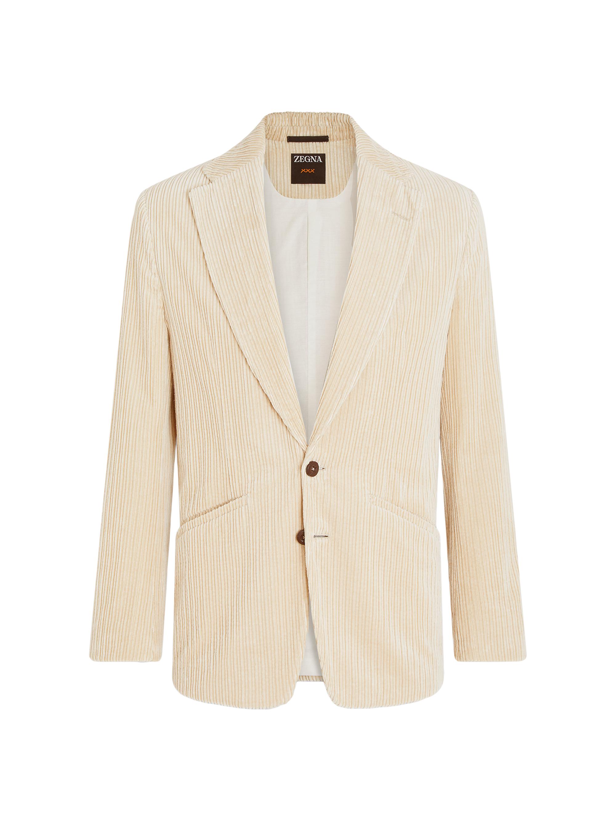 ZEGNA Men's Cashco Jacket - Light Beige