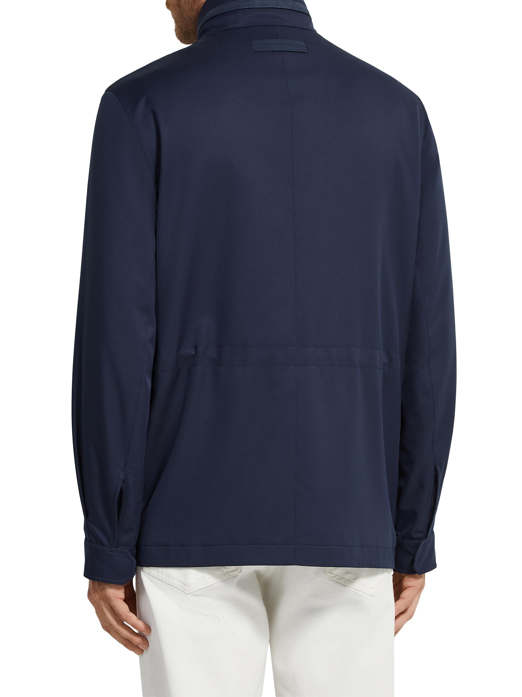 ZEGNA Technical Fabric Motorin 250cc Field Jacket | Saks Fifth Avenue