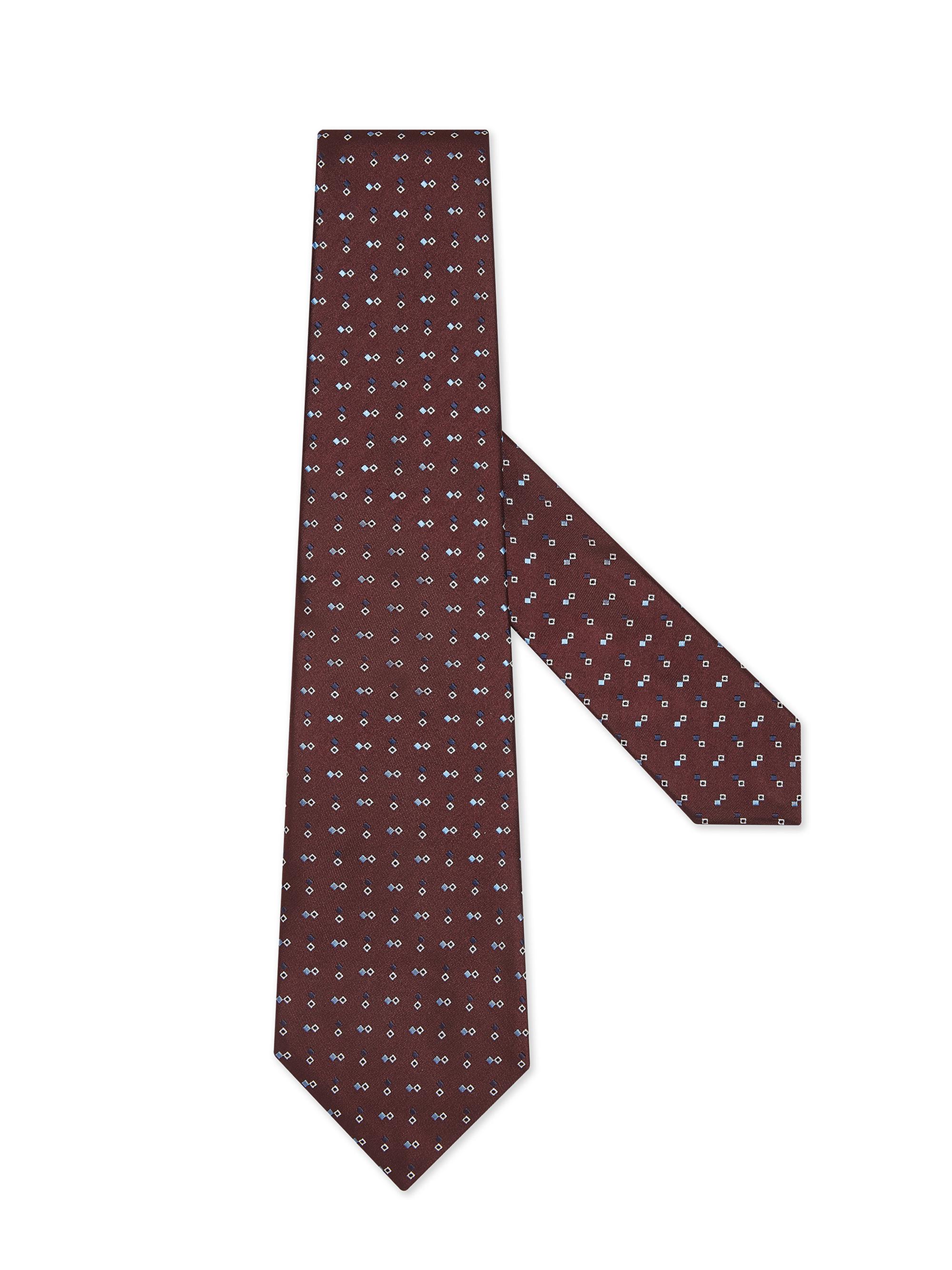 ZEGNA Men's Silk Tie - Dark Blue