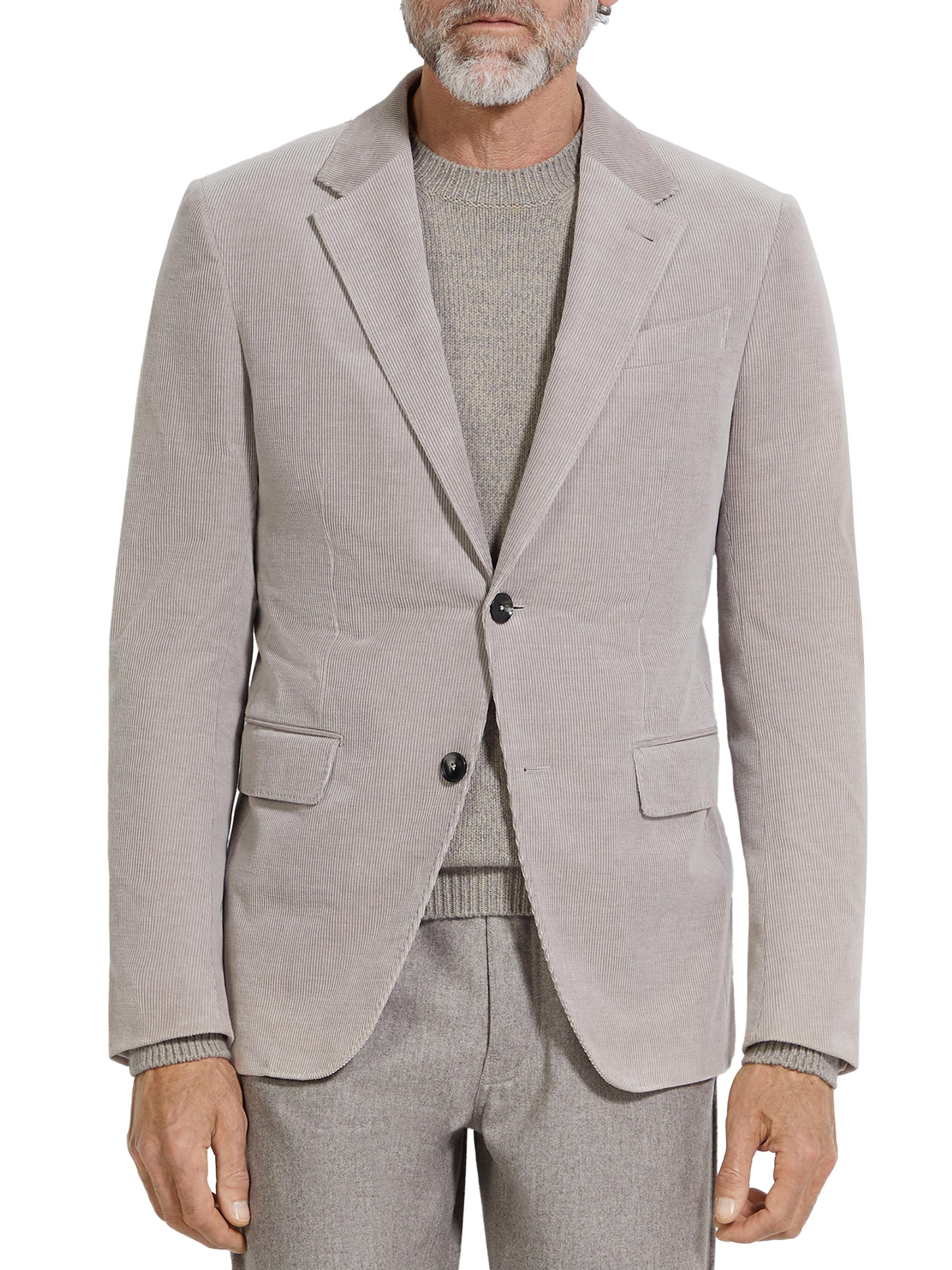 ZEGNA Men's Cashco Jacket - Light Taupe