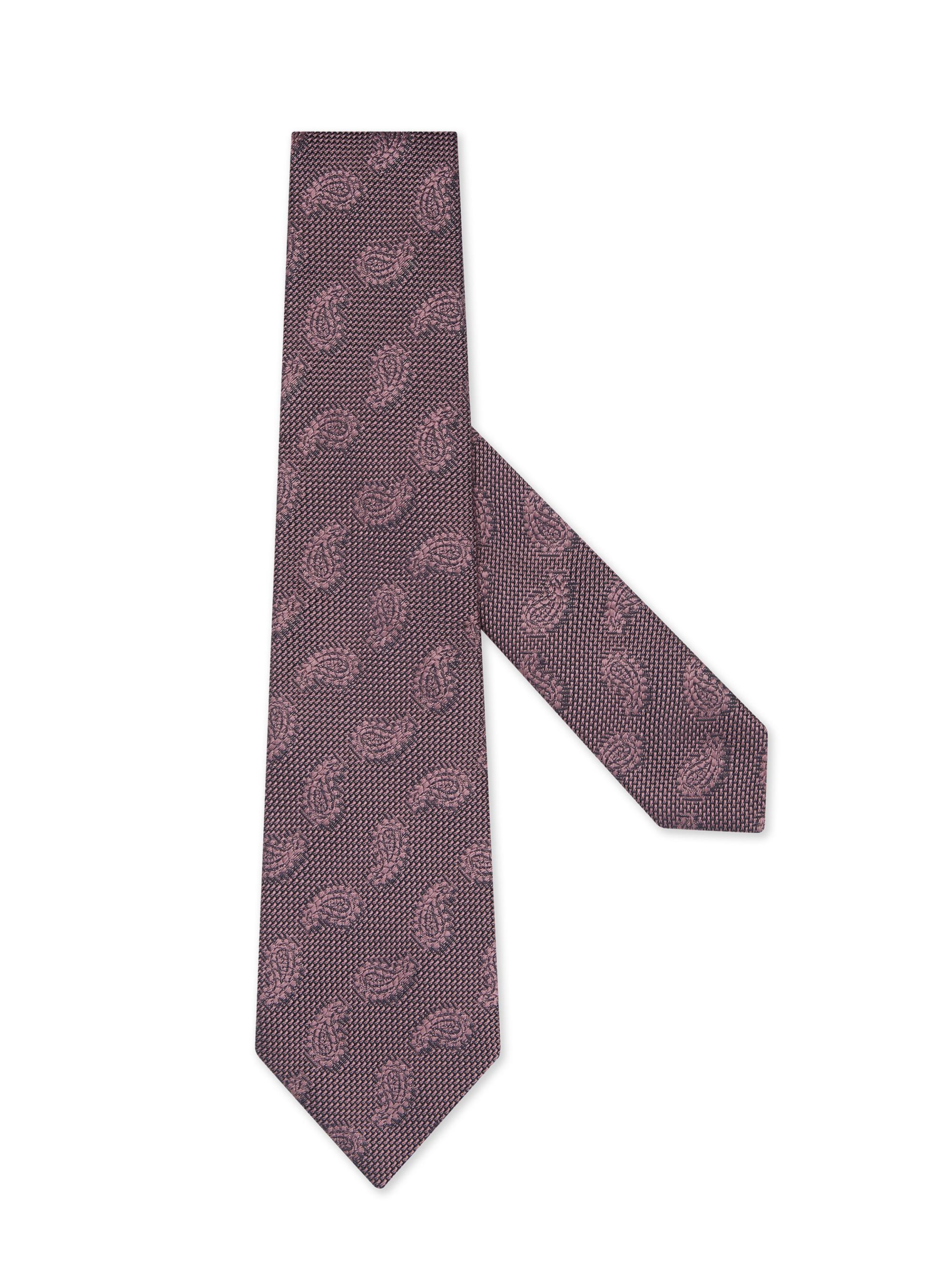 ZEGNA Men's Silk Tie - Light Pink