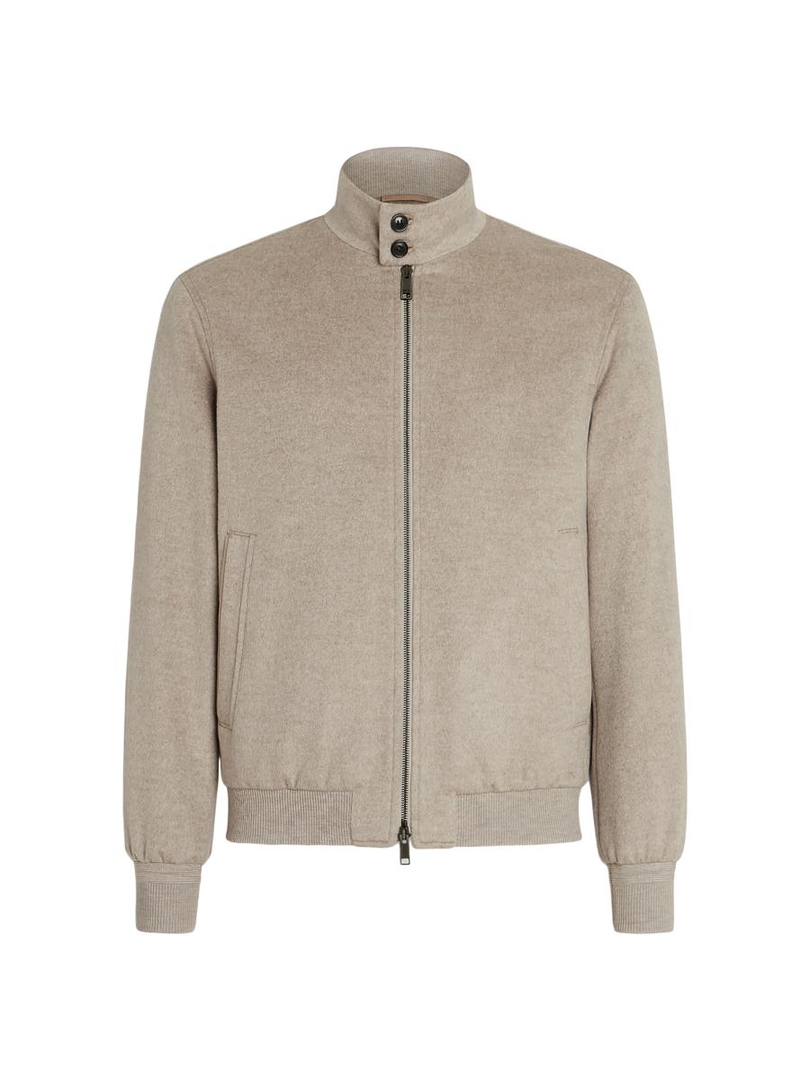 ZEGNA Oasi Cashmere Elements Blouson Jacket | Saks Fifth Avenue