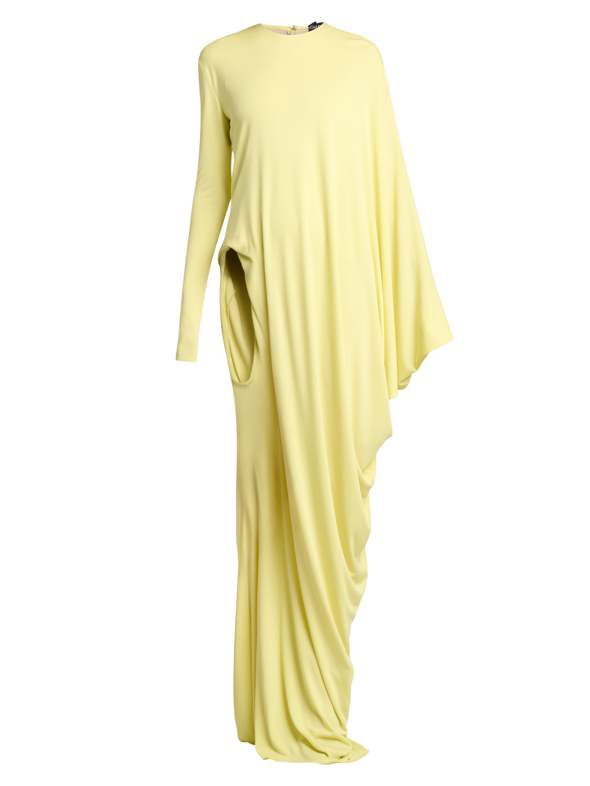 TOM FORD Women's Crêpe-Jersey Maxi-Dress - Cream