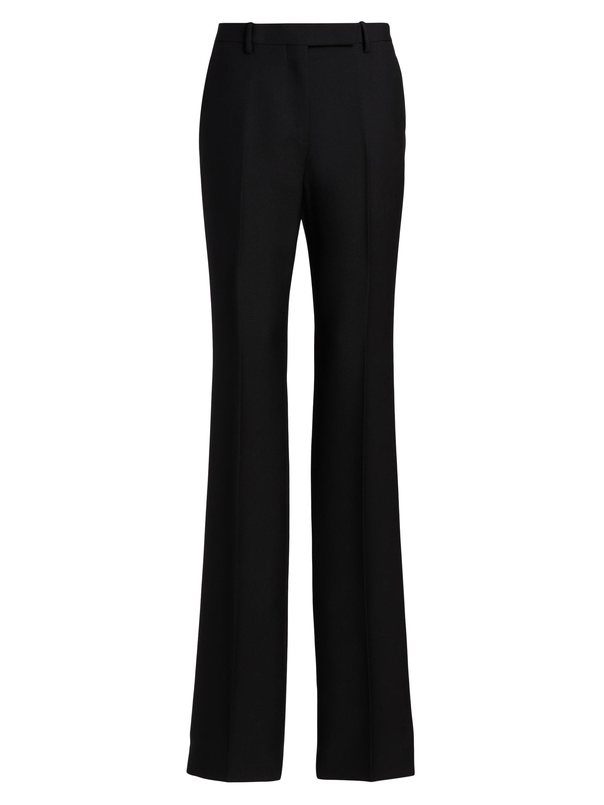 TOM FORD Women's Wool-Blend Straight-Leg Pants - Black