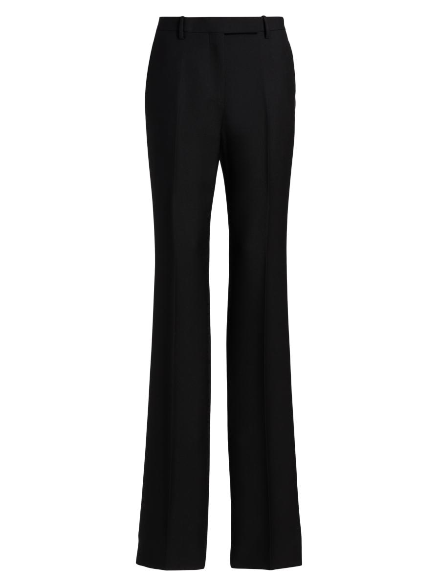 Tom Ford Women's Wool-blend Straight-leg Pants In Black