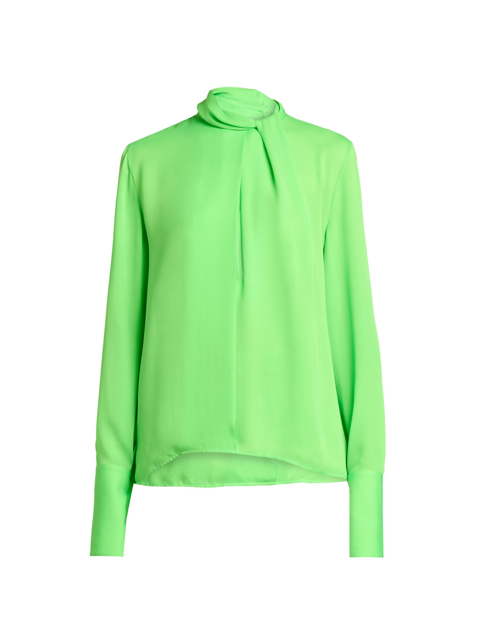 TOM FORD Women's Silk-Georgette Tieneck Blouse - Black