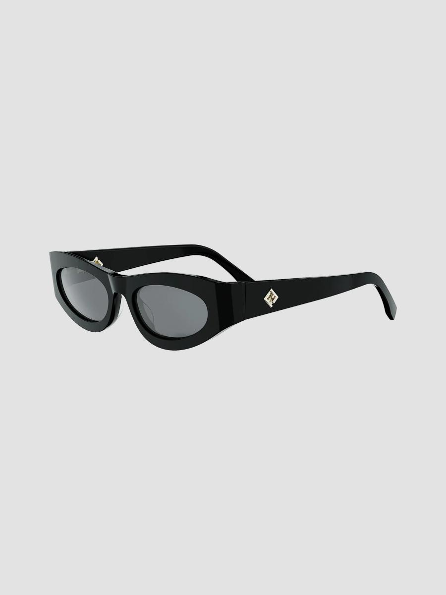 Fendi FF Diamonds 51MM Oval Sunglasses | Saks Fifth Avenue