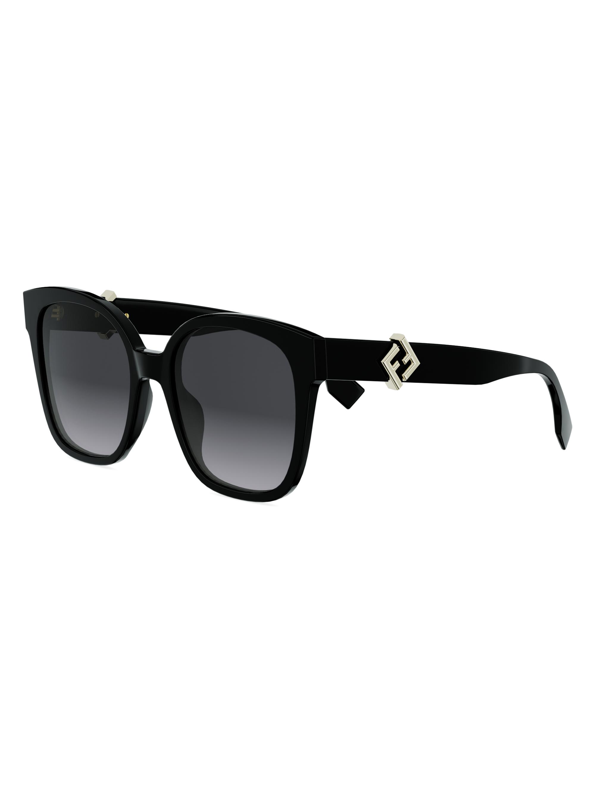 Fendi Lettering 55MM Square Sunglasses | Saks Fifth Avenue
