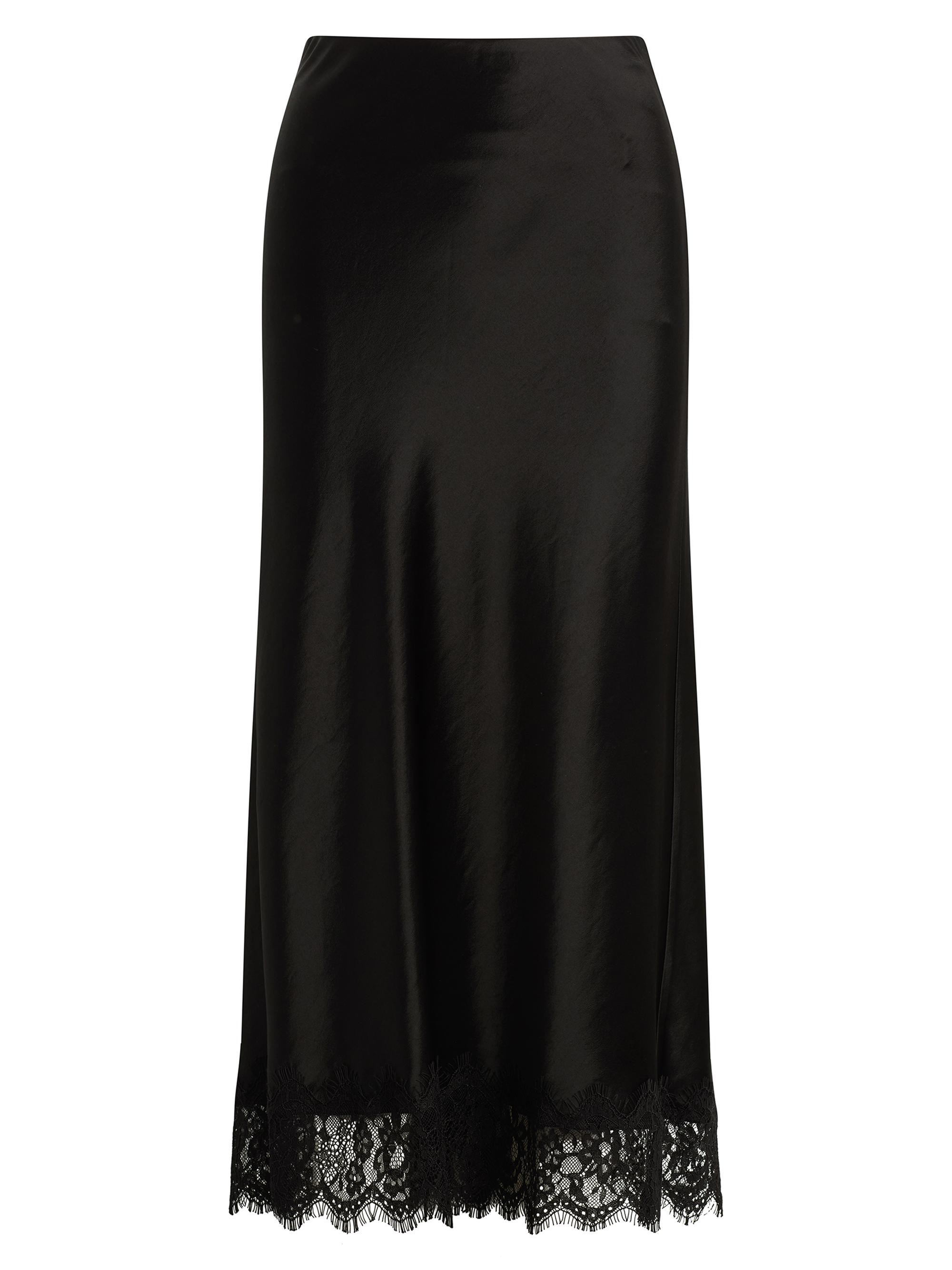 Maria Cher Mellado Ollie Lace-Hem Midi-Skirt | Saks Fifth Avenue