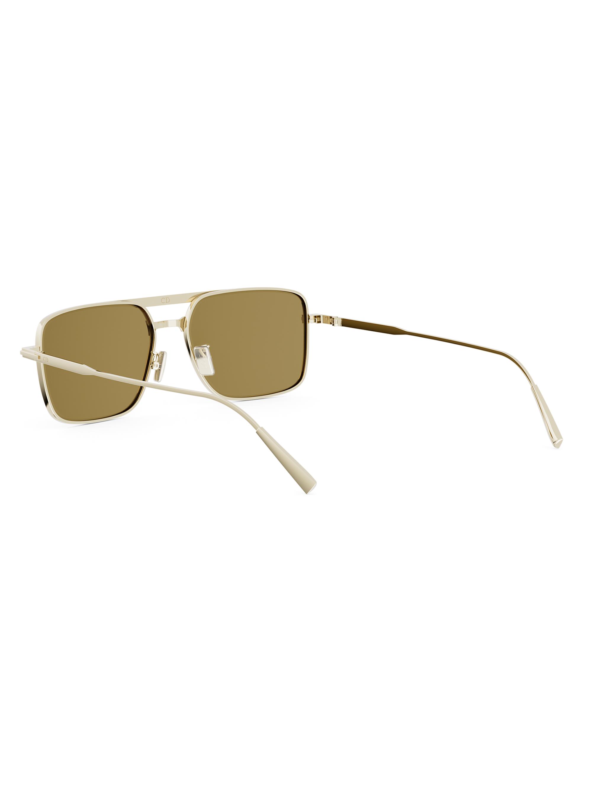 Dior DiorBlackSuit S17U 56MM Rectangular Sunglasses | Saks Fifth