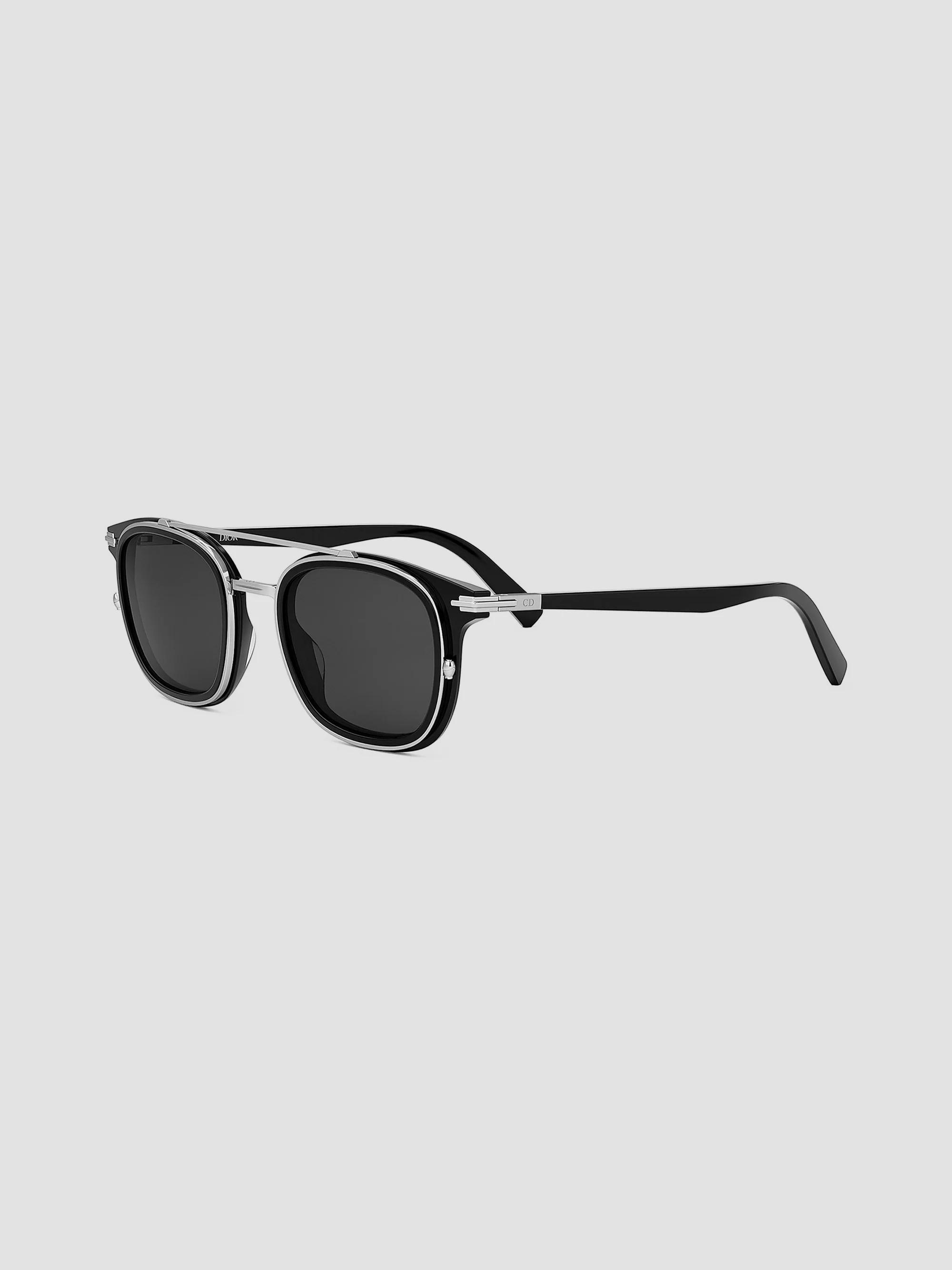 Dior DIORSIGNATURE R1U 10A0 Round Sunglasses - Black\\Smoke Dior DIORSIGNATURE R1U 10A0 Sunglasses Black | Mercari main image 3