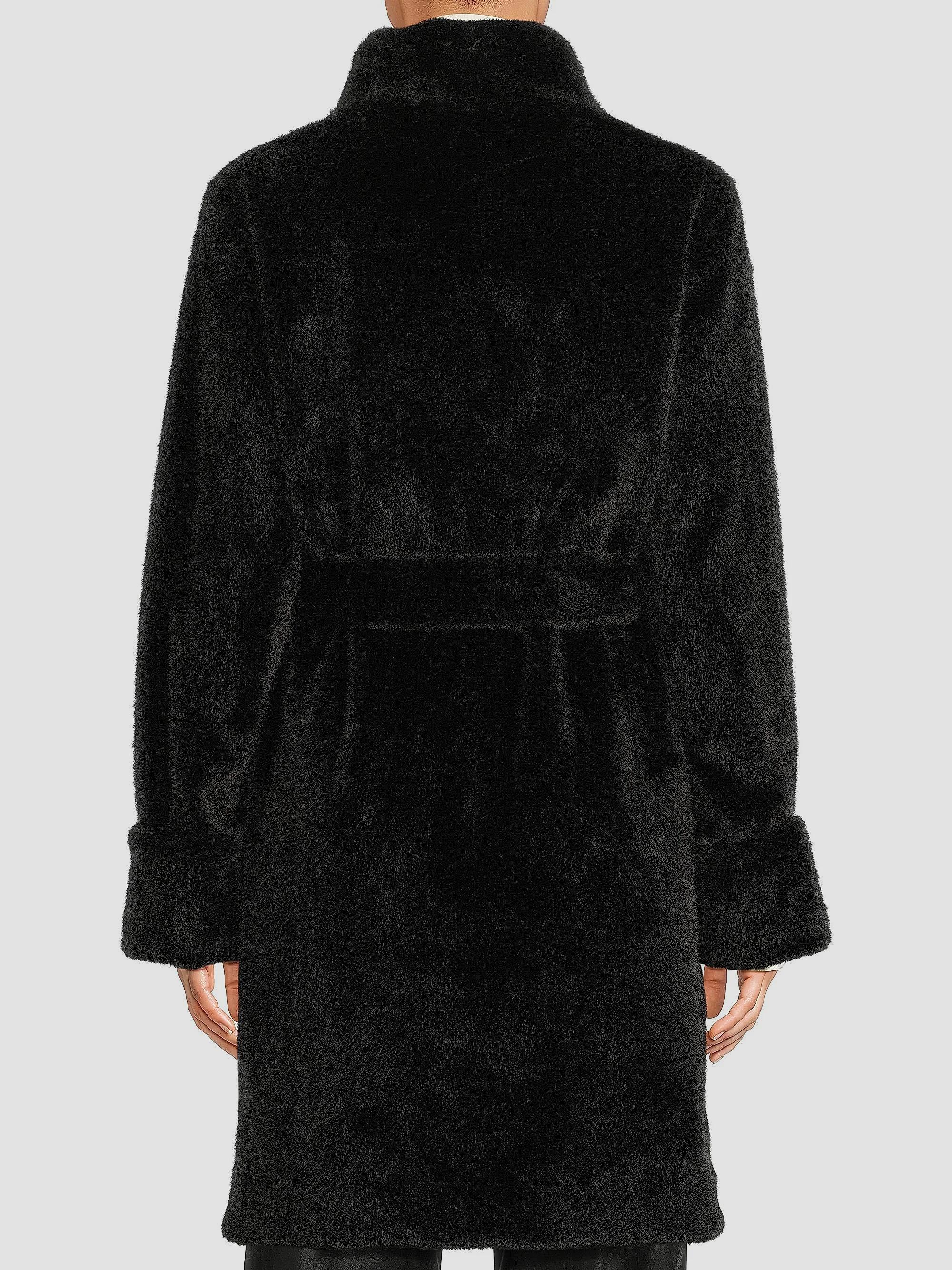 Milly Faux Mink Wrap Coat | Saks Fifth Avenue