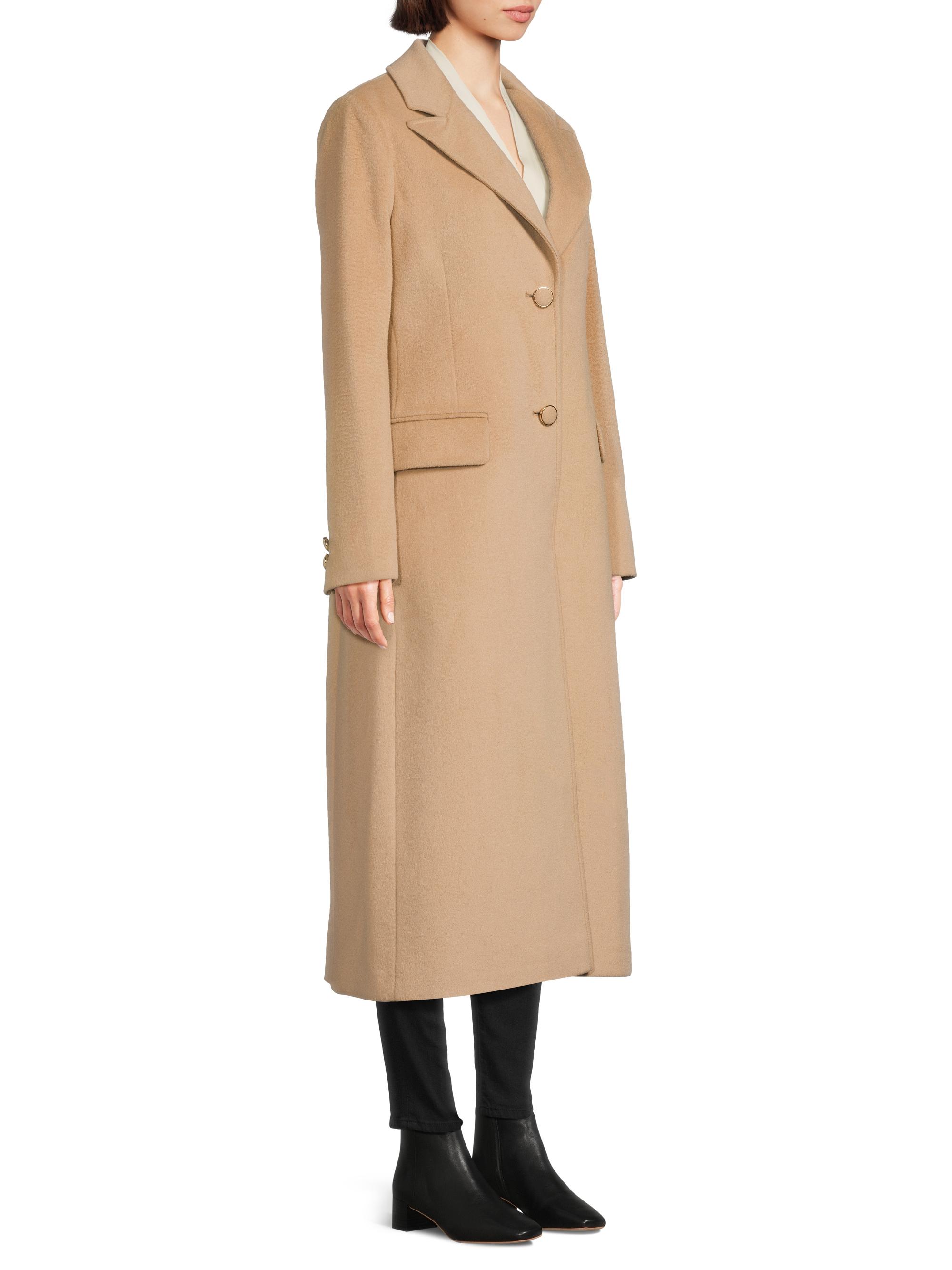 Milly Wool-Blend Single-Breasted Maxi Coat | Saks Fifth Avenue