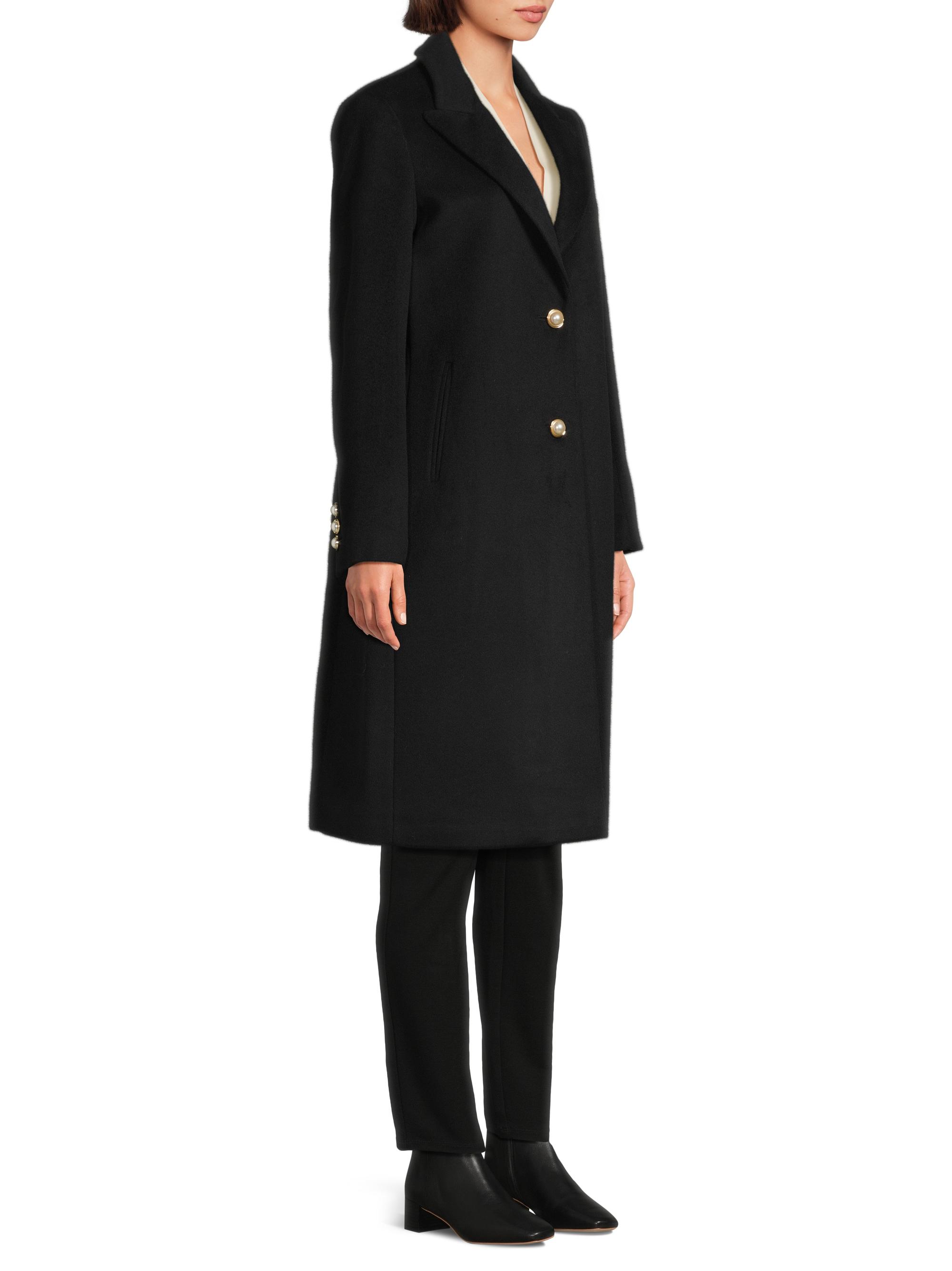 Milly Peak Lapel Wool-Blend Coat | Saks Fifth Avenue