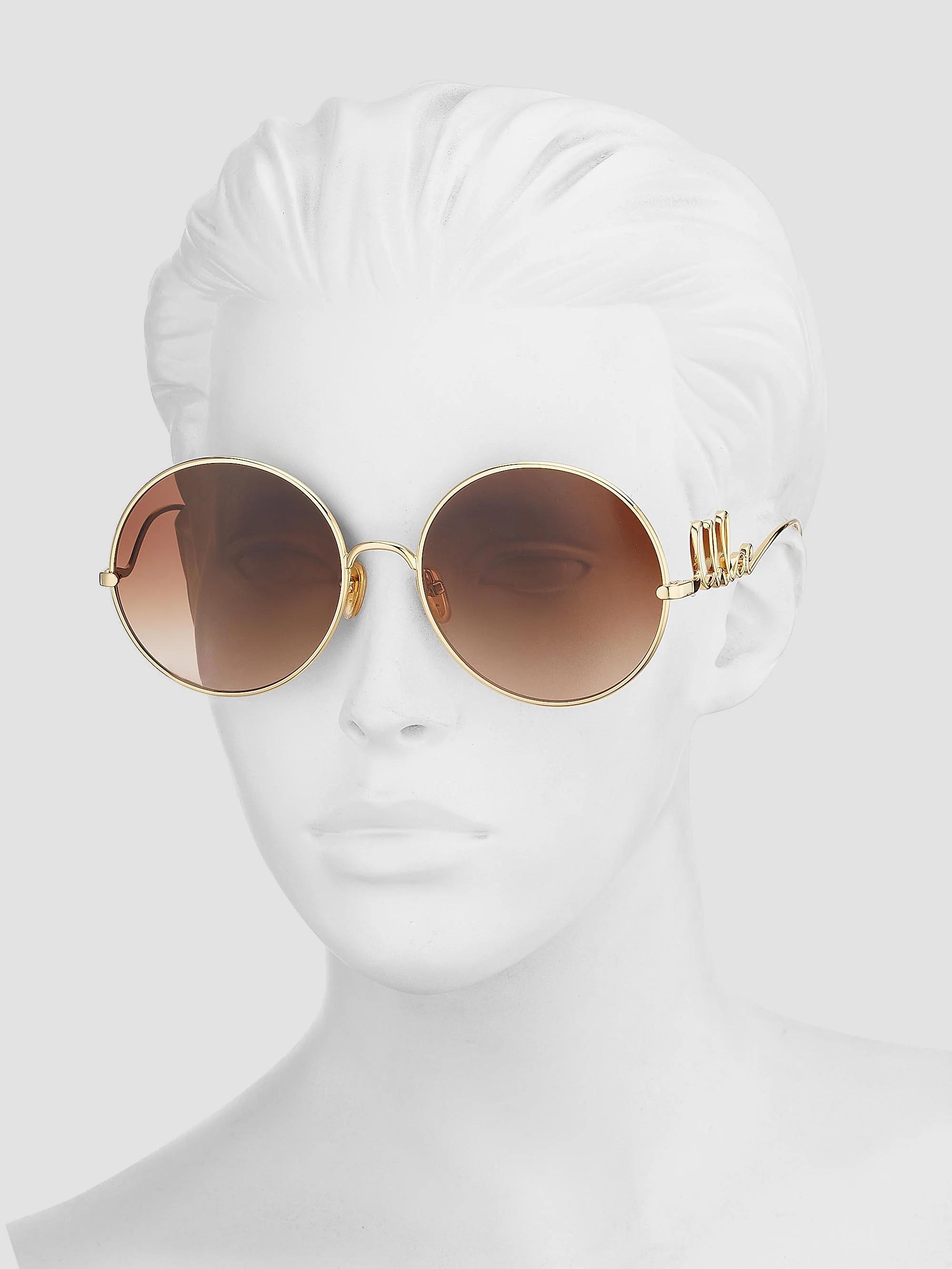 Chloé Chloé Iconic 60MM Round Sunglasses | Saks Fifth Avenue display picture 3