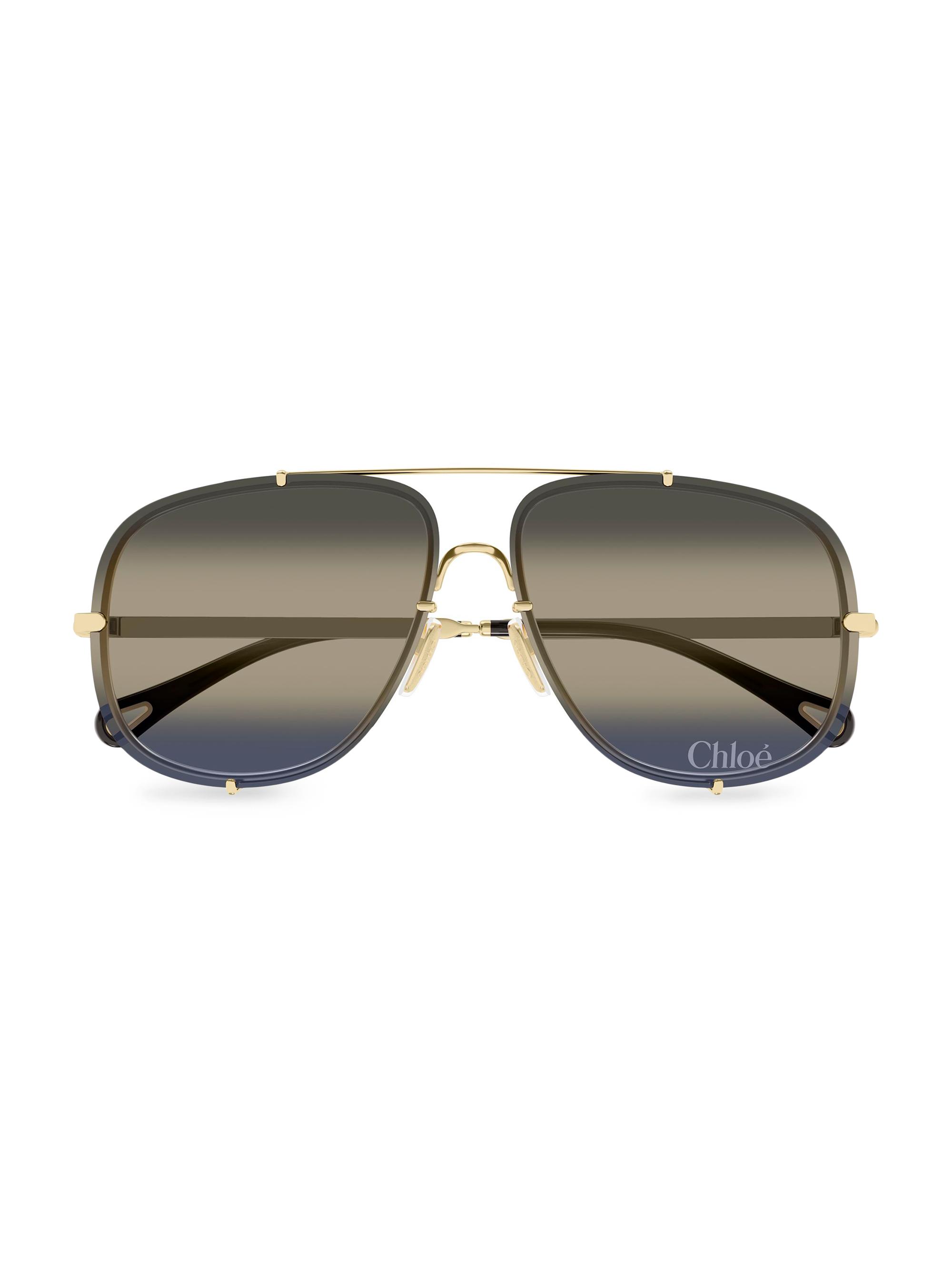 Chloé Ivy 62MM Pilot Sunglasses | Saks Fifth Avenue