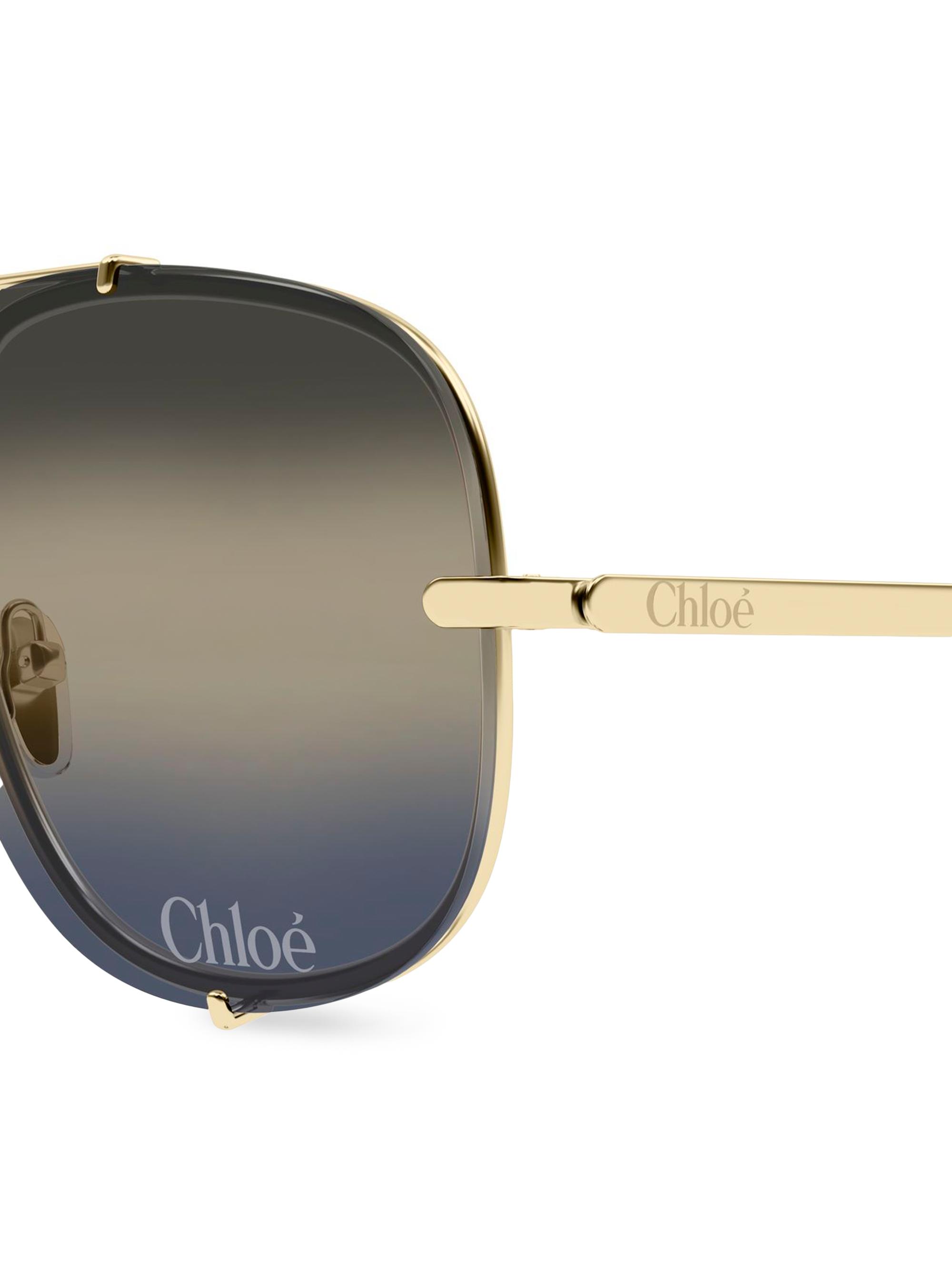 Chloé Ivy 62MM Pilot Sunglasses | Saks Fifth Avenue