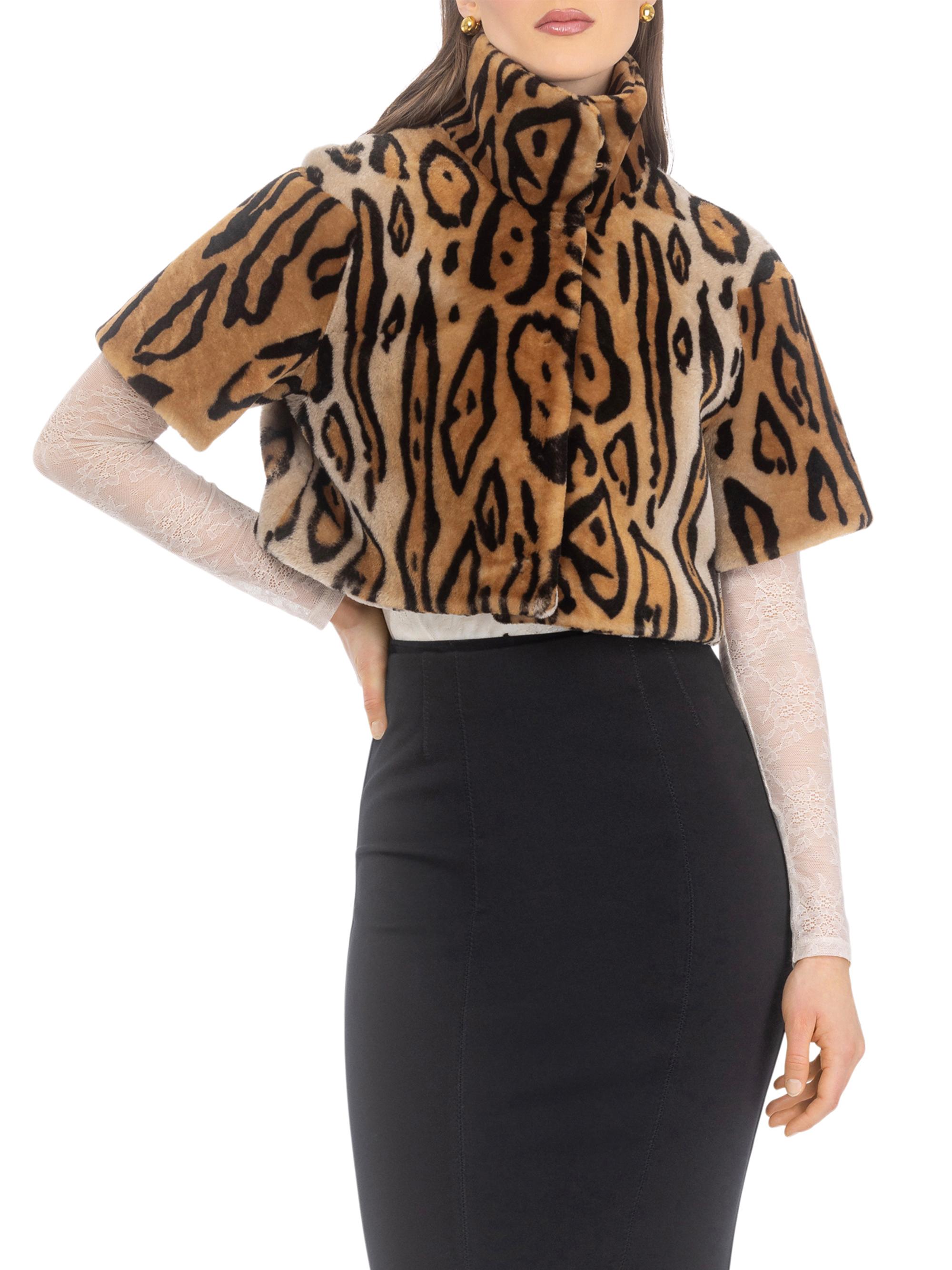 Gorski Select Shearling Lamb Bolero with Cropped Sleeves | Saks