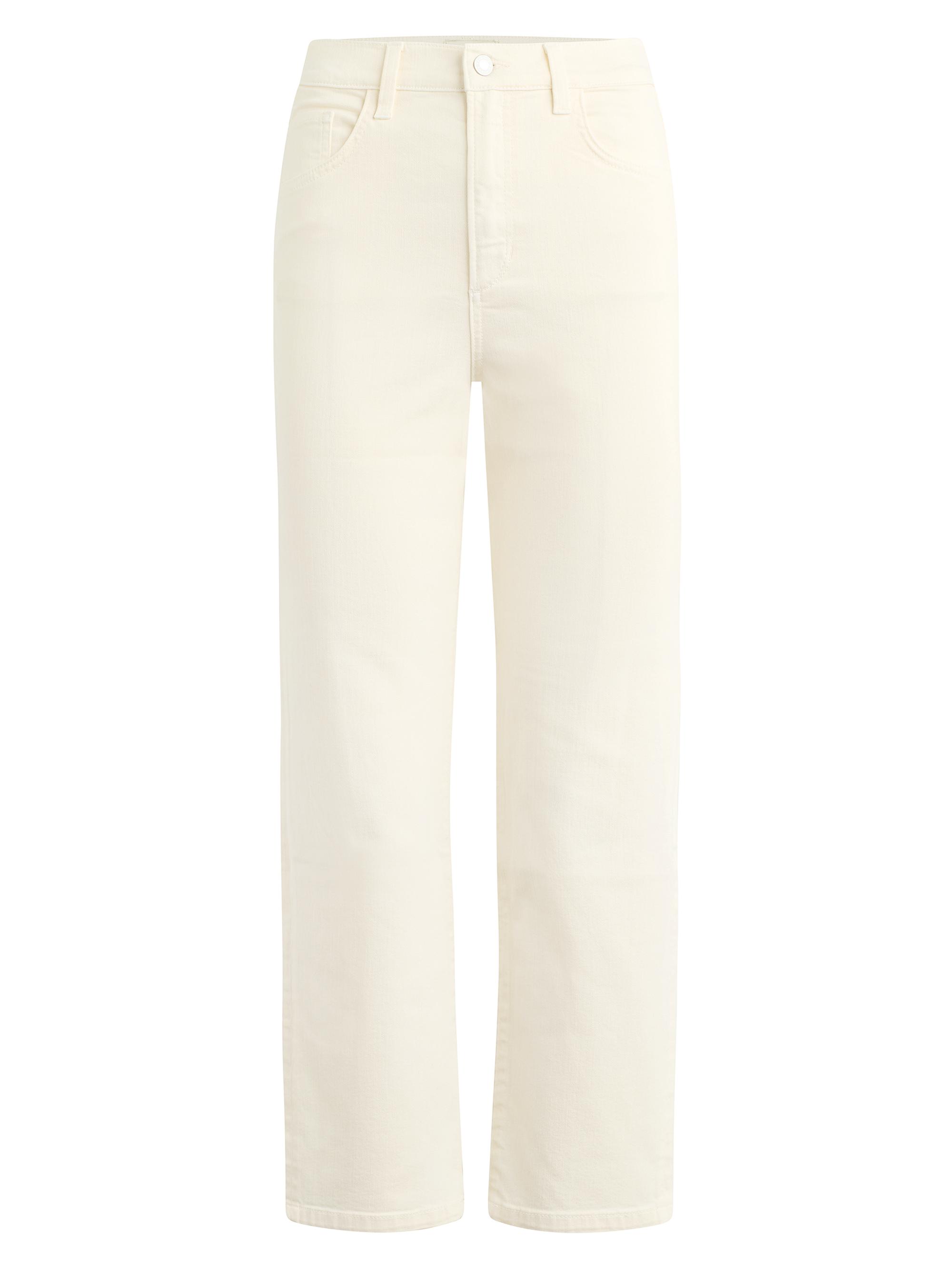 Favorite Daughter Women's The Valentina Super High-Rise Straight Jeans - Gardenia