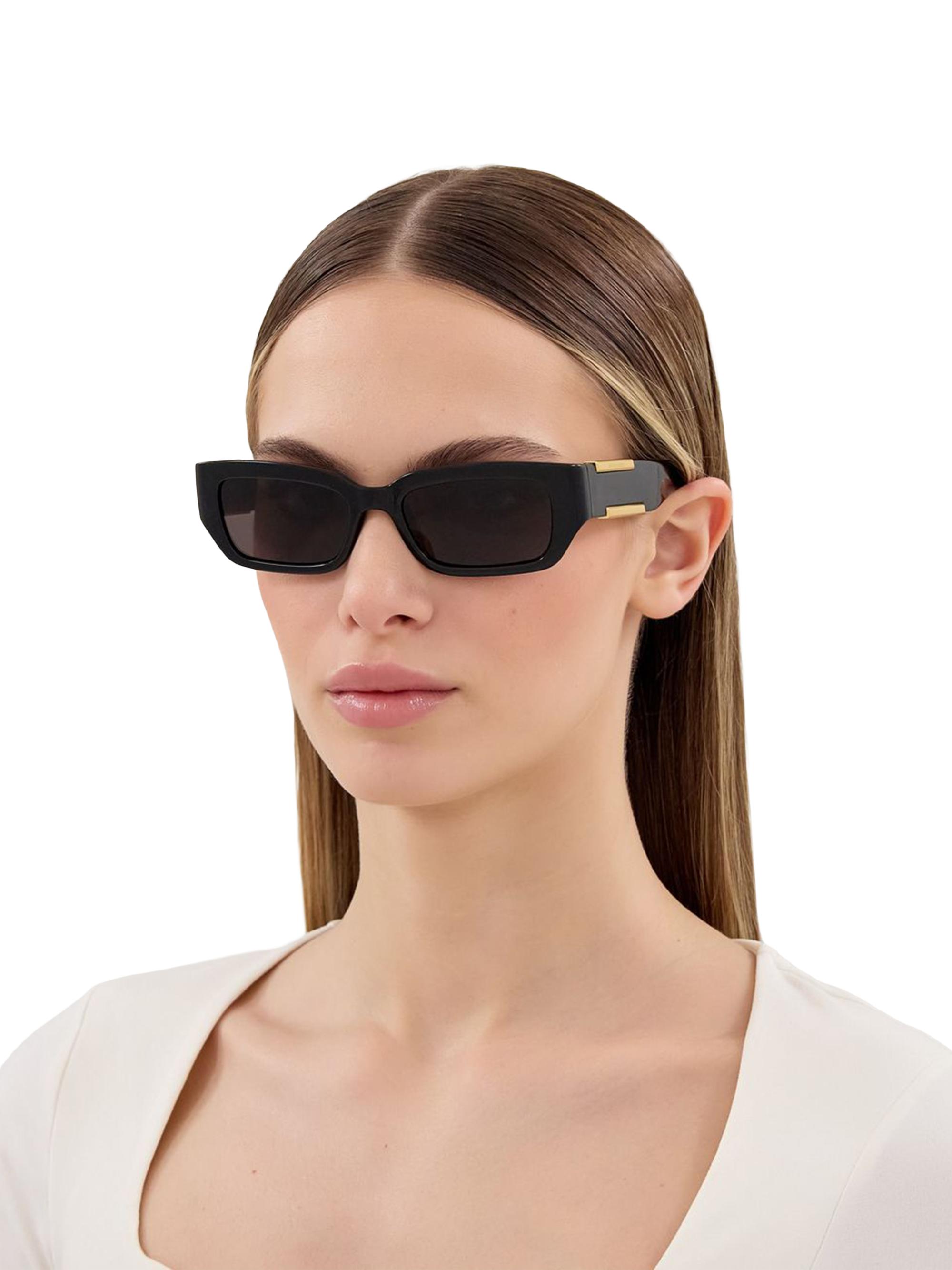 Bottega Veneta Dash Ribbon 53MM Rectangular Sunglasses | Saks