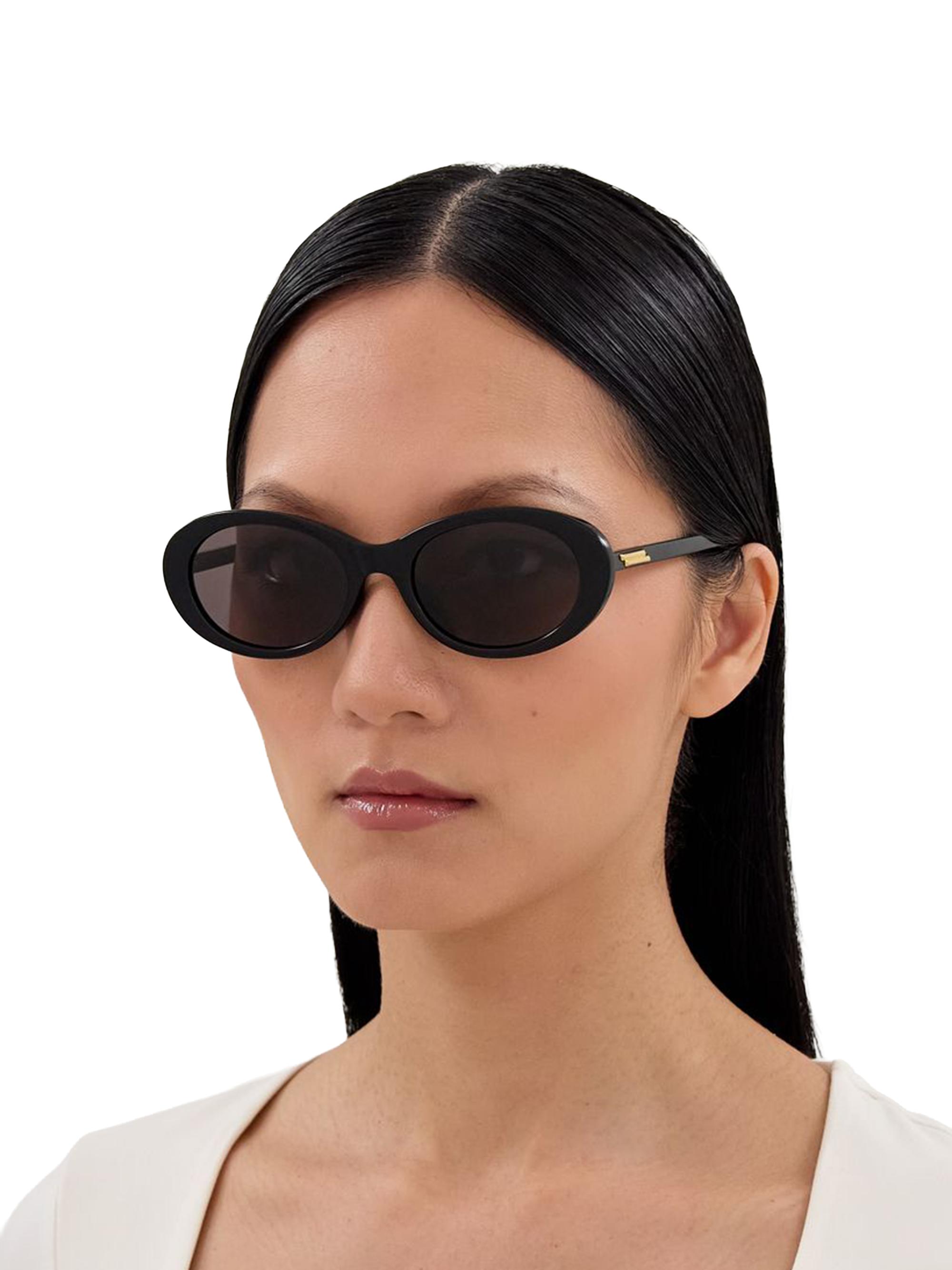 Bottega Veneta 55MM Oval Sunglasses | Saks Fifth Avenue