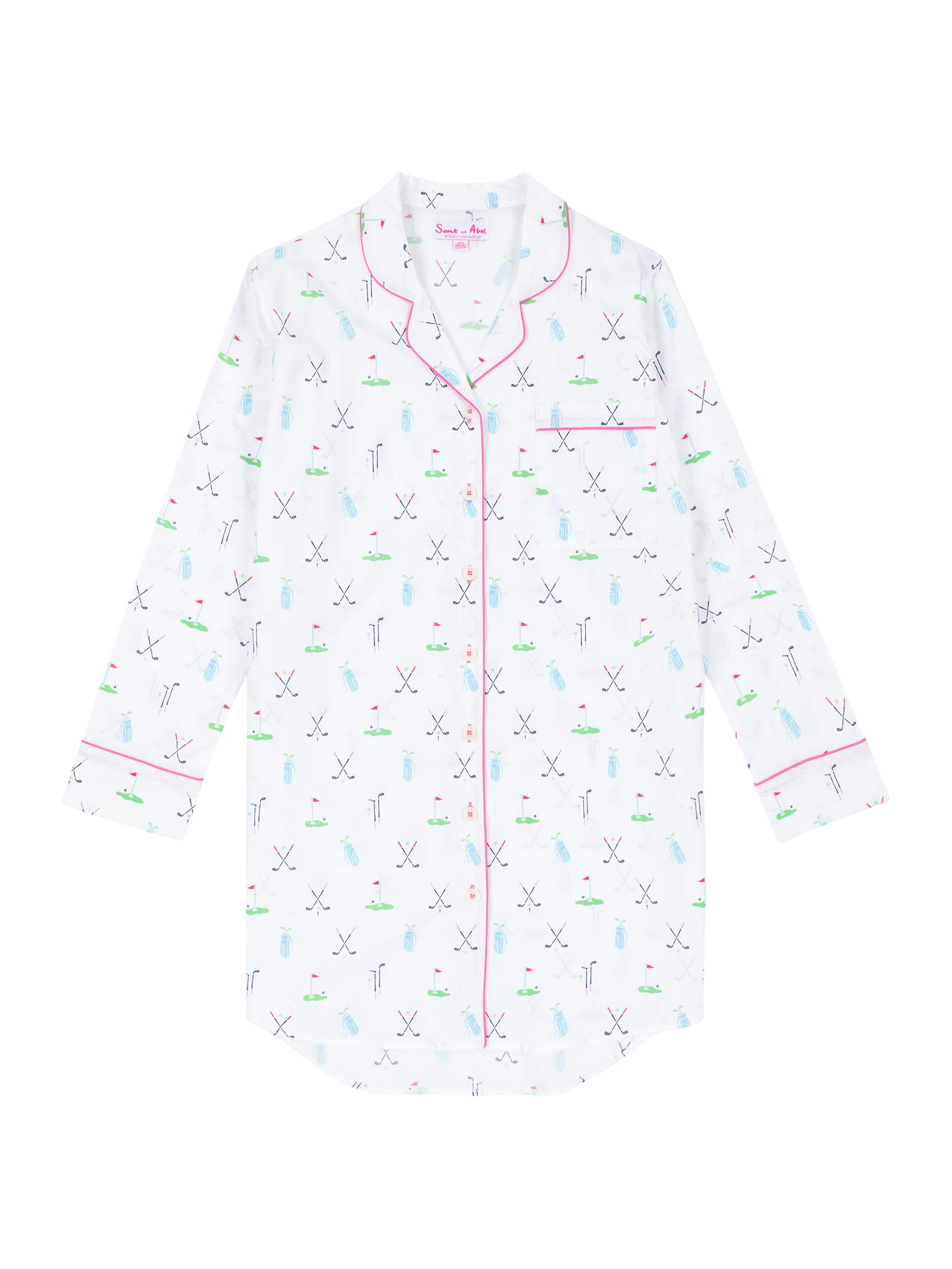 Sant and Abel Women's Golf Night Shirt - Pink