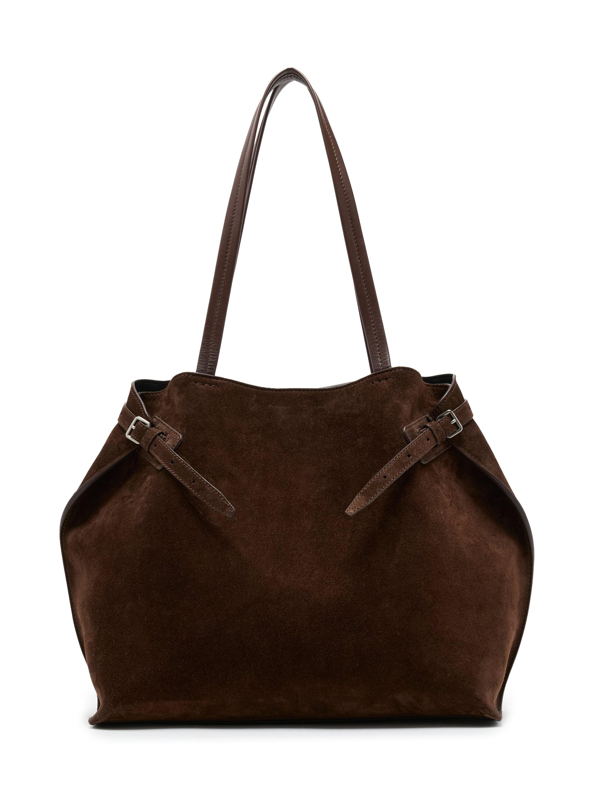 Proenza Schouler Women's Days Suede Tote Bag - Chocolate