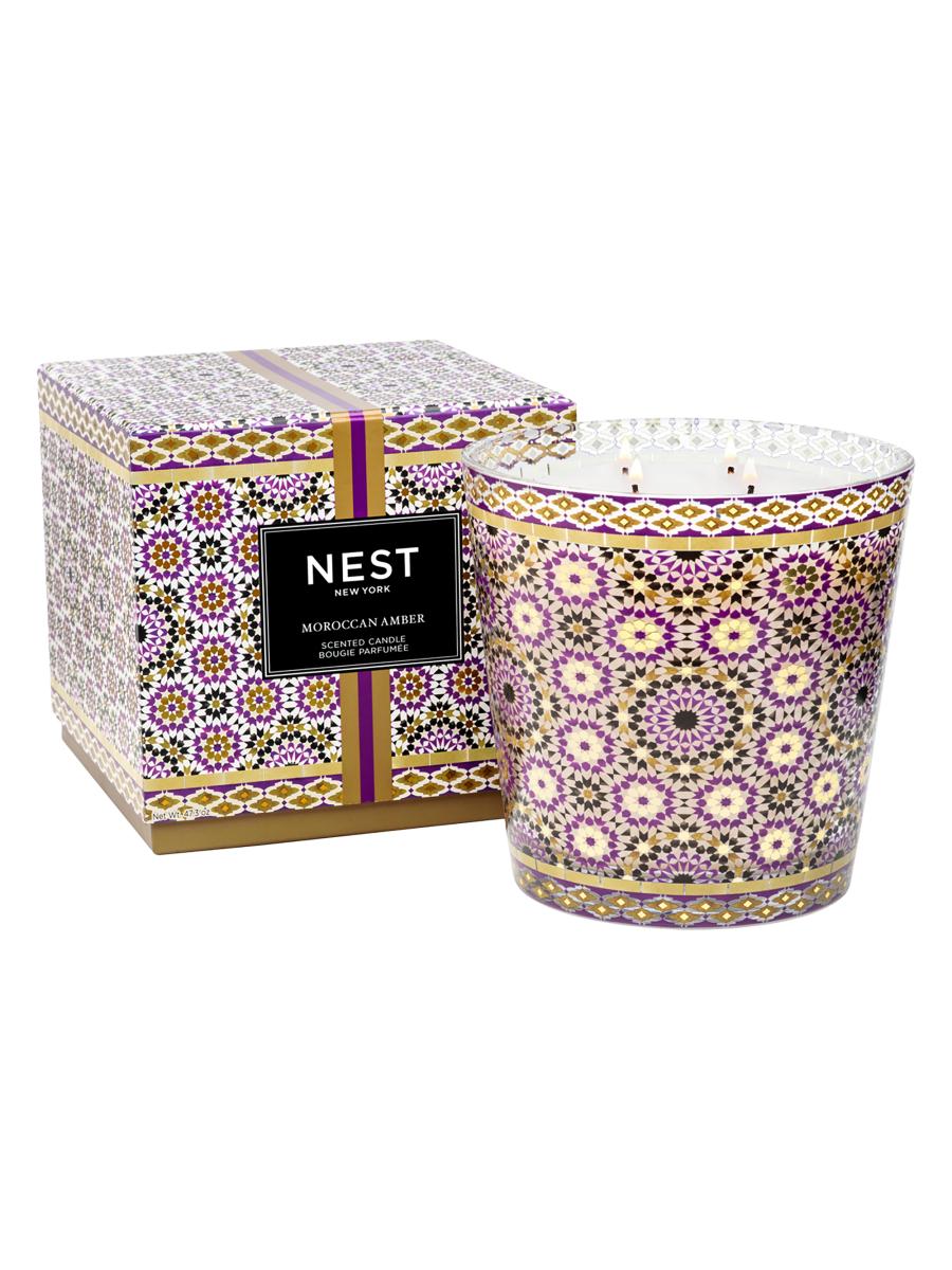 Nest New York Moroccan Amber Decorative 3-wick Candle