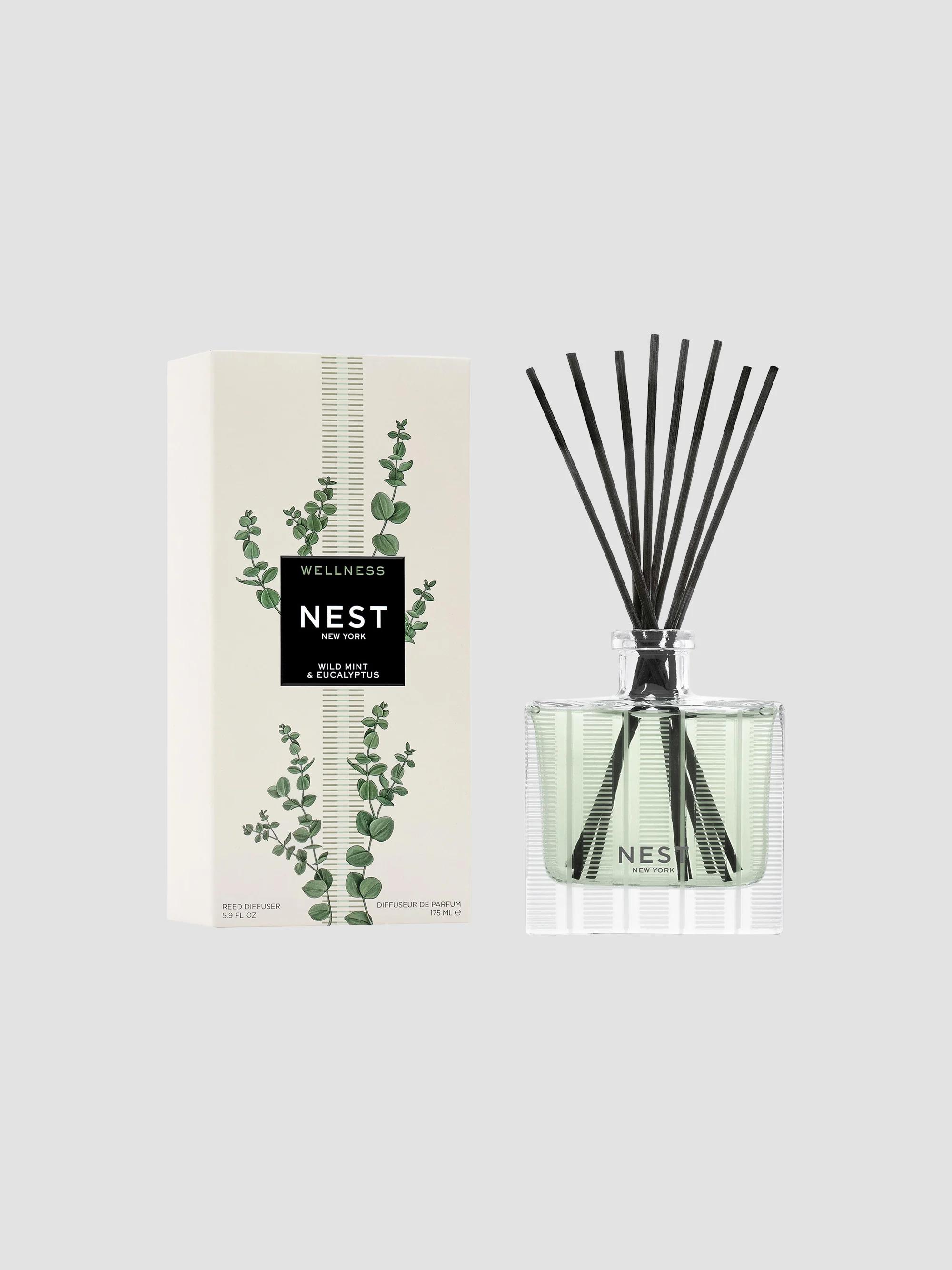 NEST New York Wild Mint & Eucalyptus Reed Diffuser | Saks Fifth Avenue