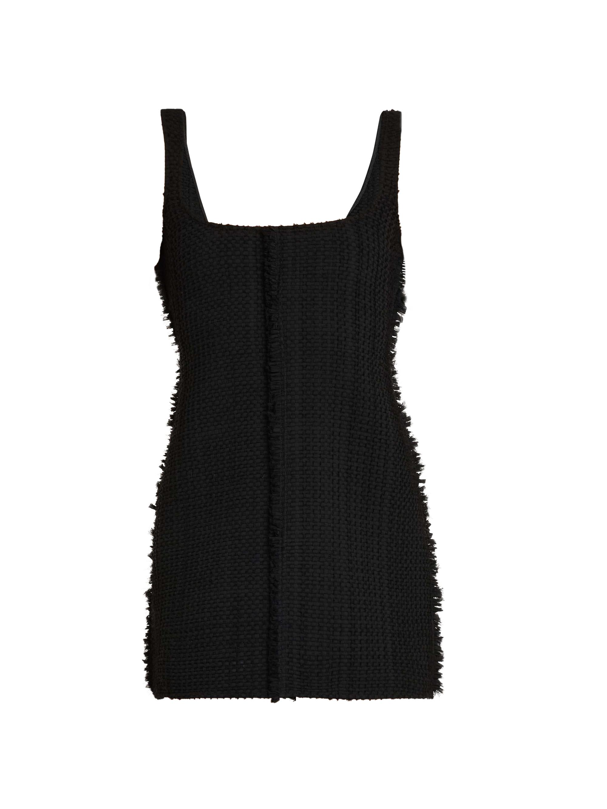 FERRAGAMO Women's Woven Georgette Sleeveless Sheath Minidress - Nero