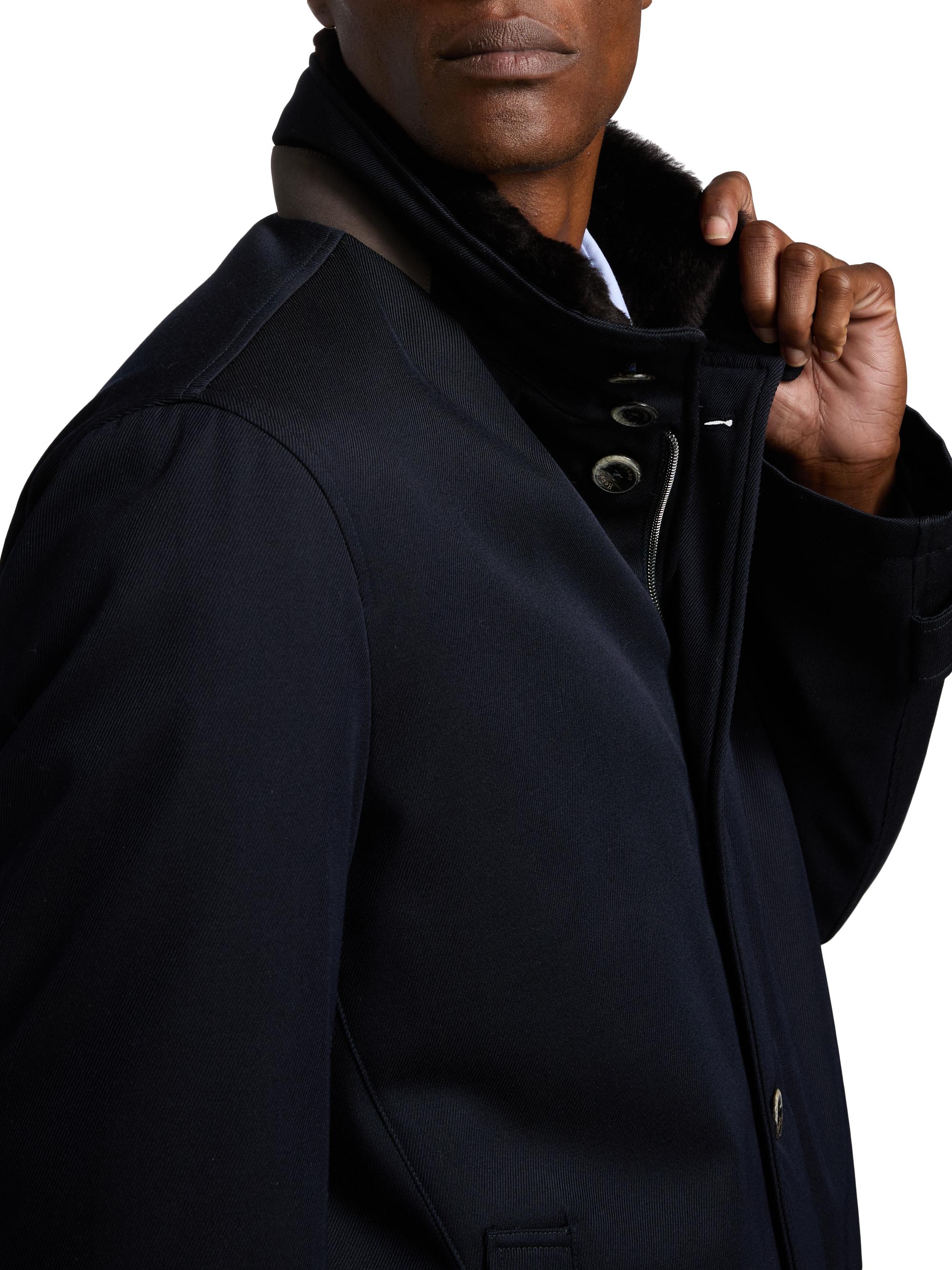 Herno Storm System Diagonal Wool Car Coat | Saks Fifth Avenue