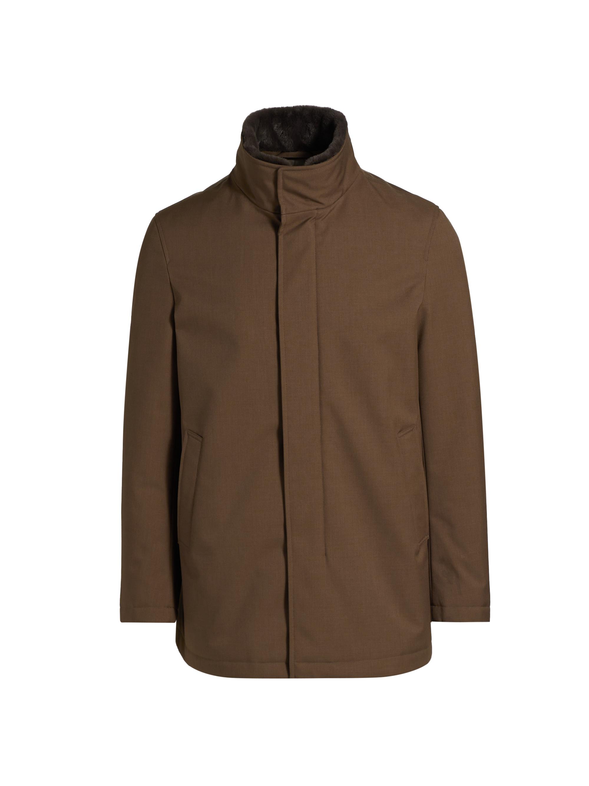 Herno Storm System Herringbone Car Coat | Saks Fifth Avenue