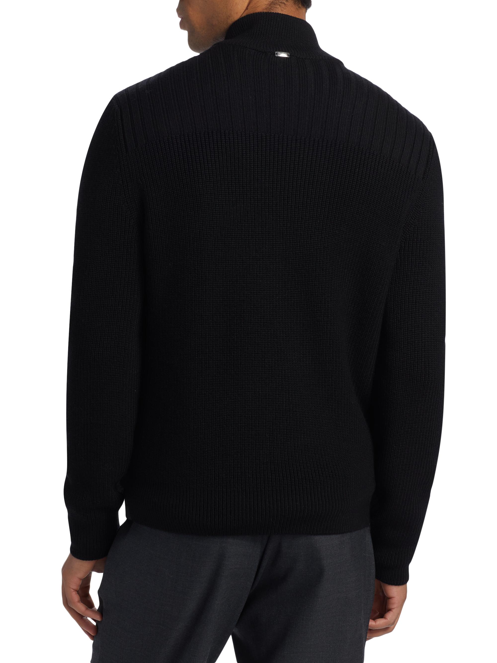 Herno Functional Wardrobe Nylon Quilted Zip Jacket With Knit