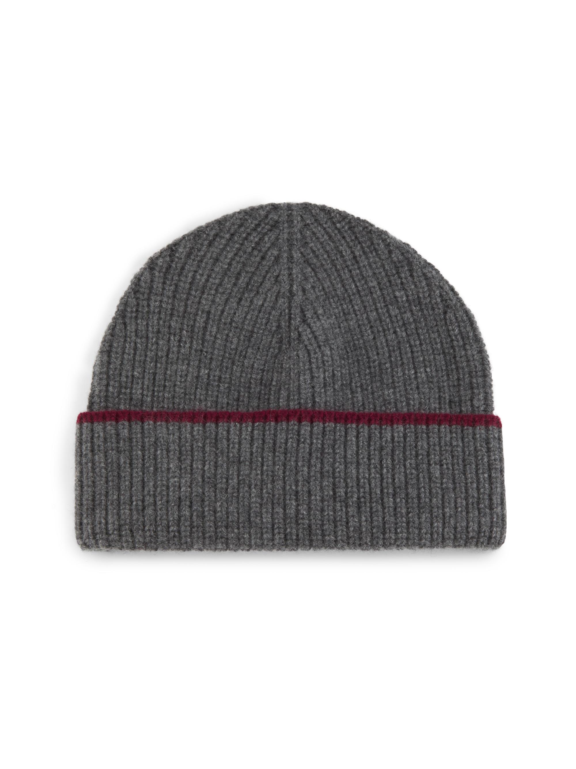 MM6 Maison Margiela Logo Patch Wool-Nylon Beanie | Saks Fifth Avenue