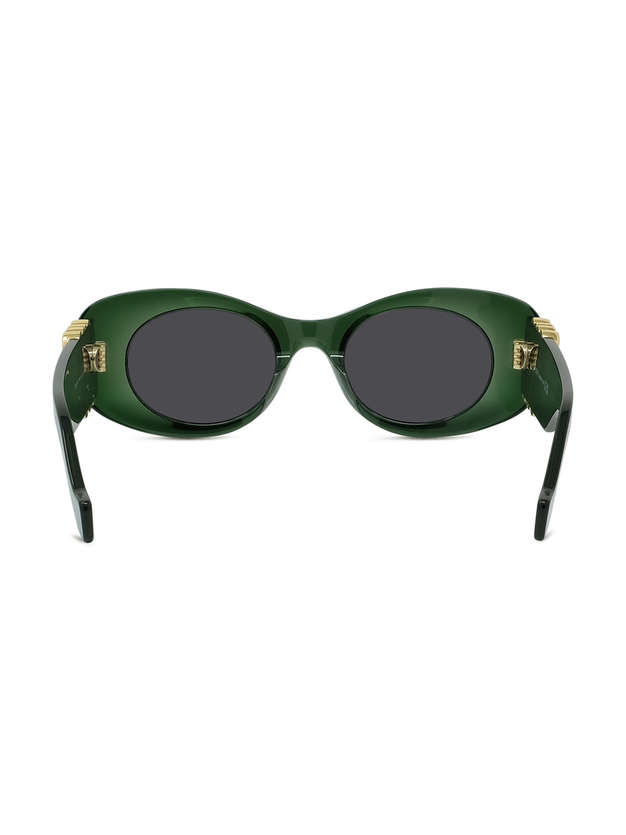LOEWE Anagram 49MM Oval Sunglasses | Saks Fifth Avenue