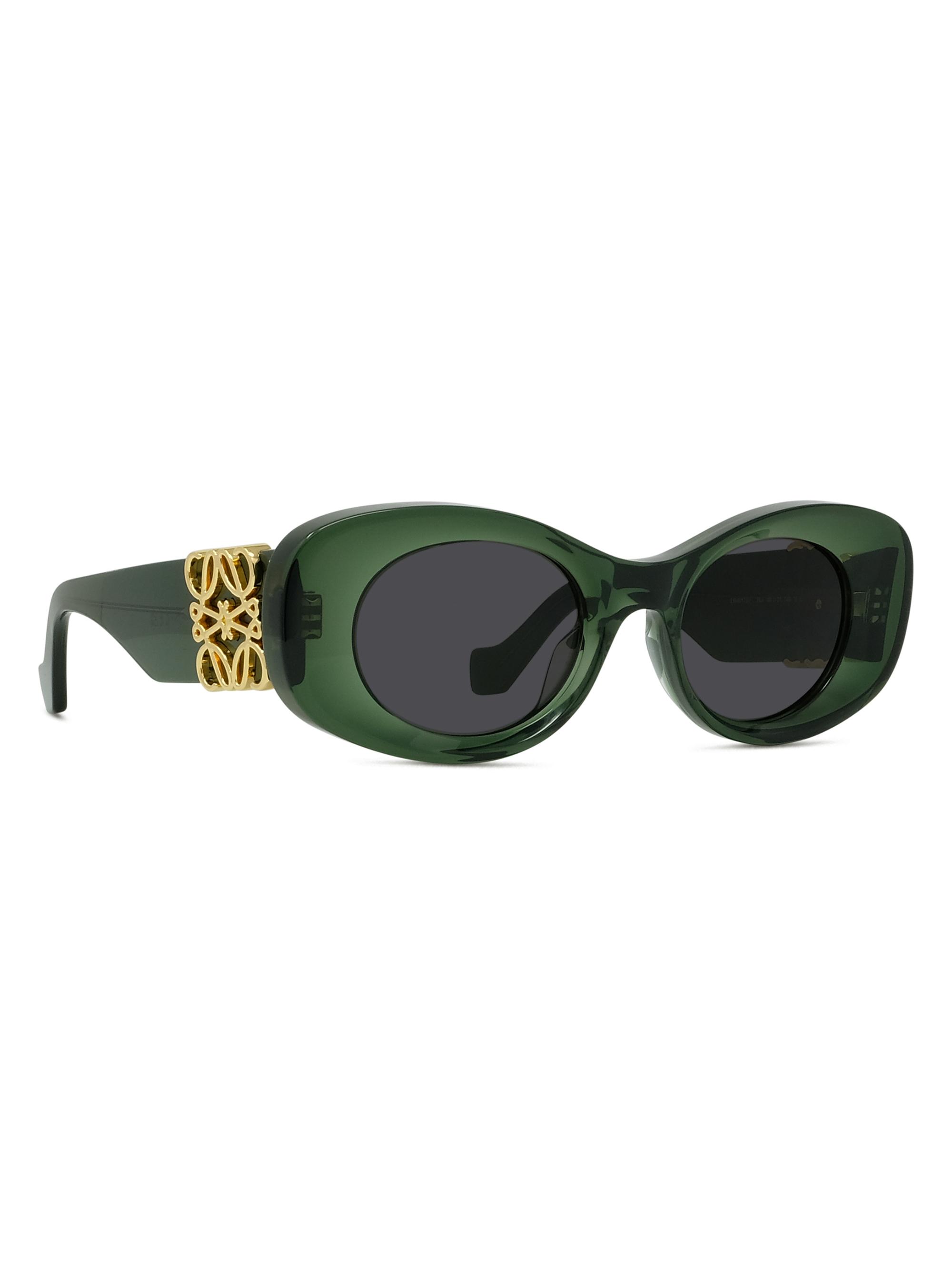 LOEWE Anagram 49MM Oval Sunglasses | Saks Fifth Avenue