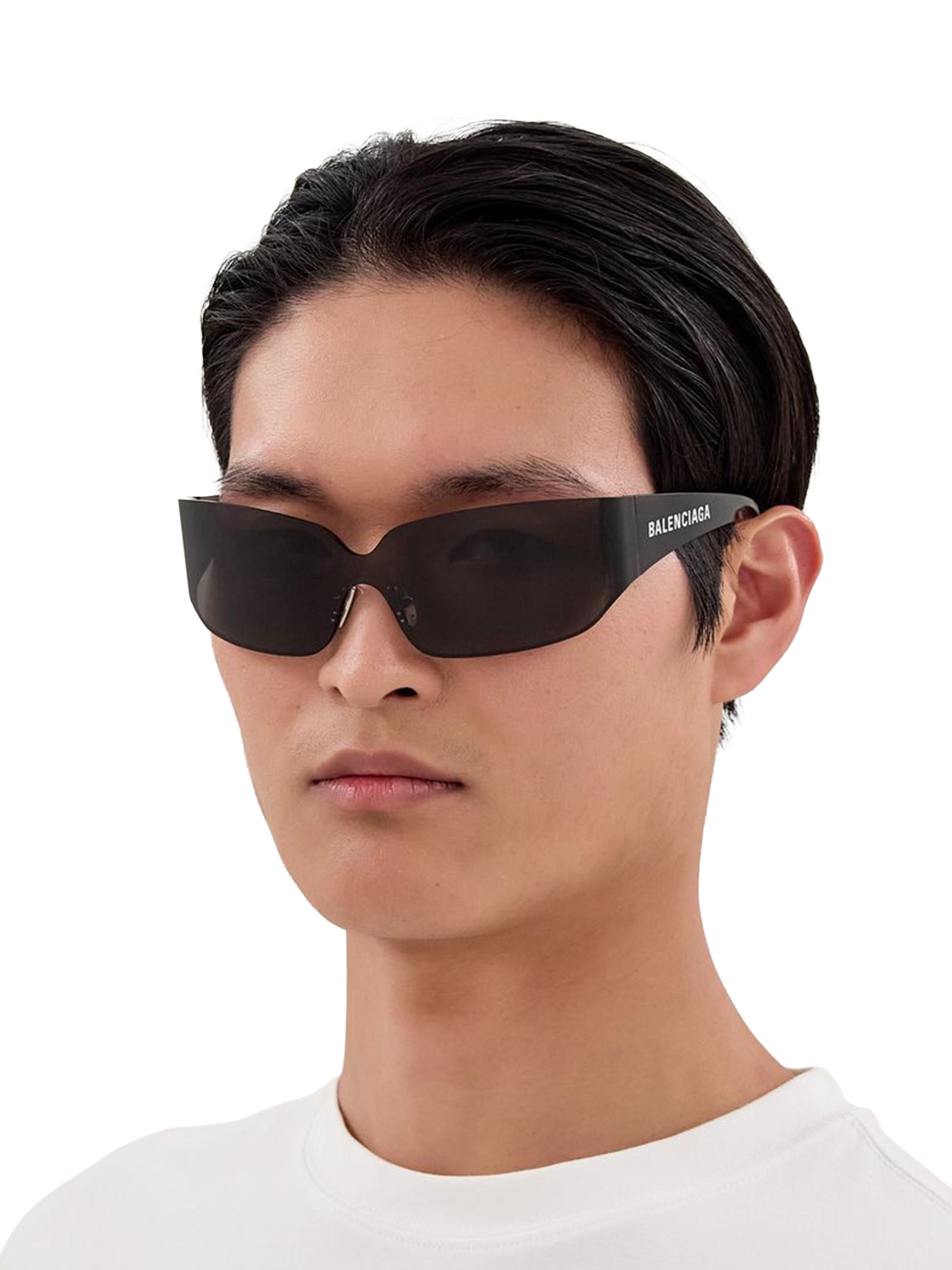 Balenciaga Mono Mask 99MM Rectangular Sunglasses | Saks Fifth Avenue