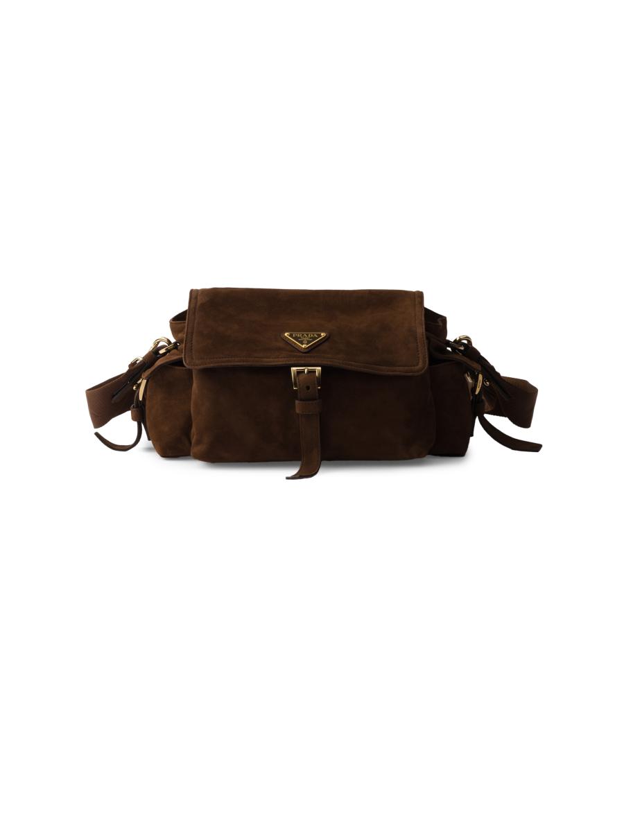 バッグ PRADA SS1999 suede shoulder bag バッグ PRADA SS1999 suede shoulder bag Prada Suede Shoulder