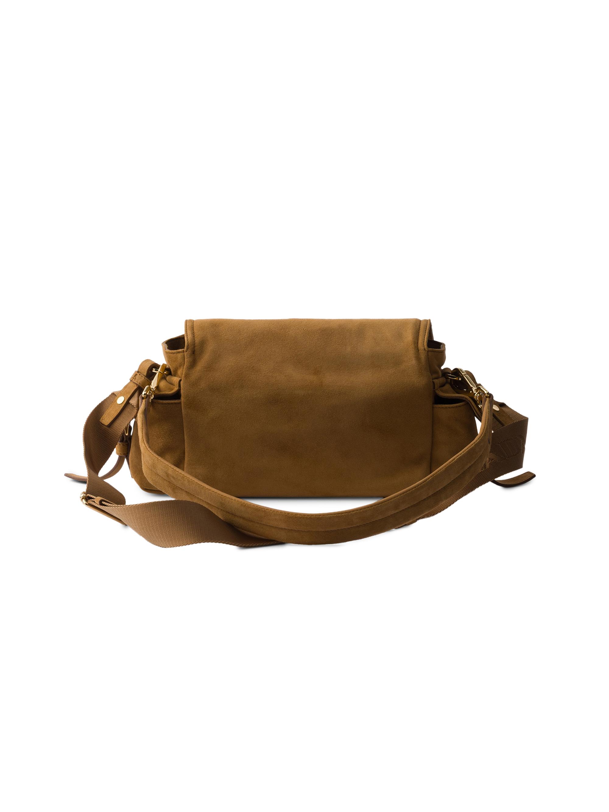 バッグ 2000s PRADA suede leather shoulder bag Prada Suede Shoulder Bag | Saks Fifth Avenue