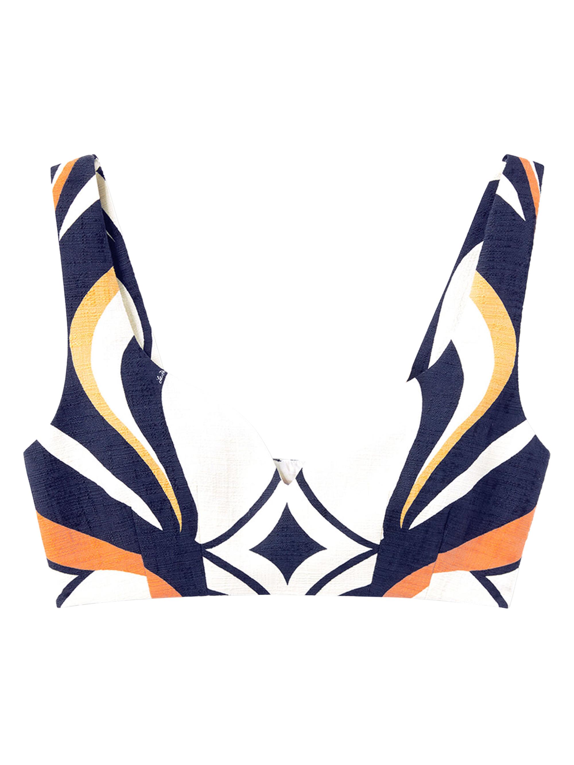 La DoubleJ Women's Baia Crop Top - Jive Macro White