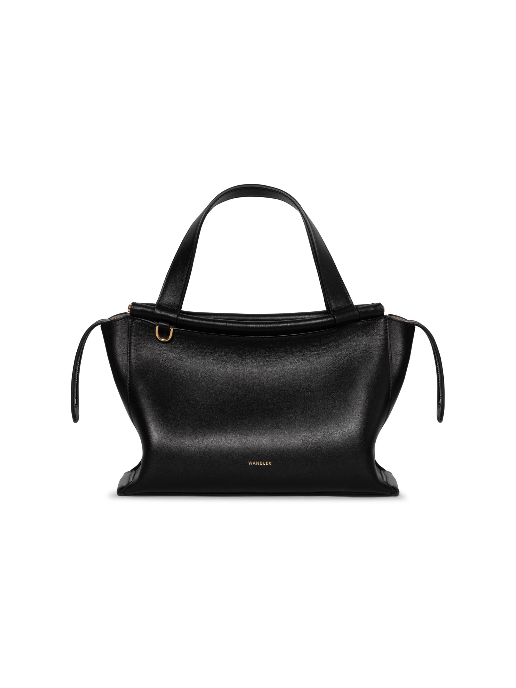 Wandler Women's Ida Leather Top Handle Bag - Black