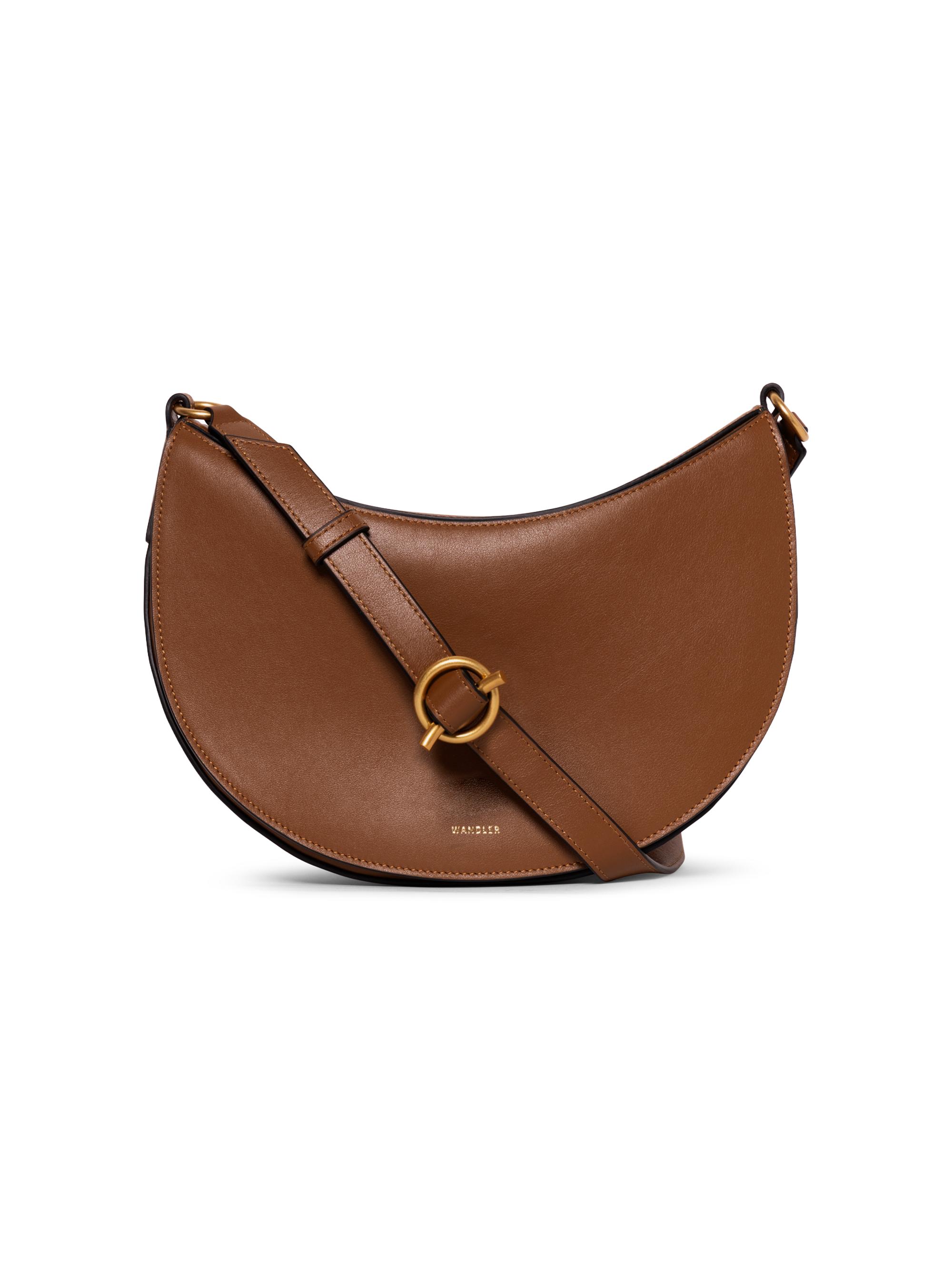 Wandler Women's Kate Leather Saddle Bag - Saddle
