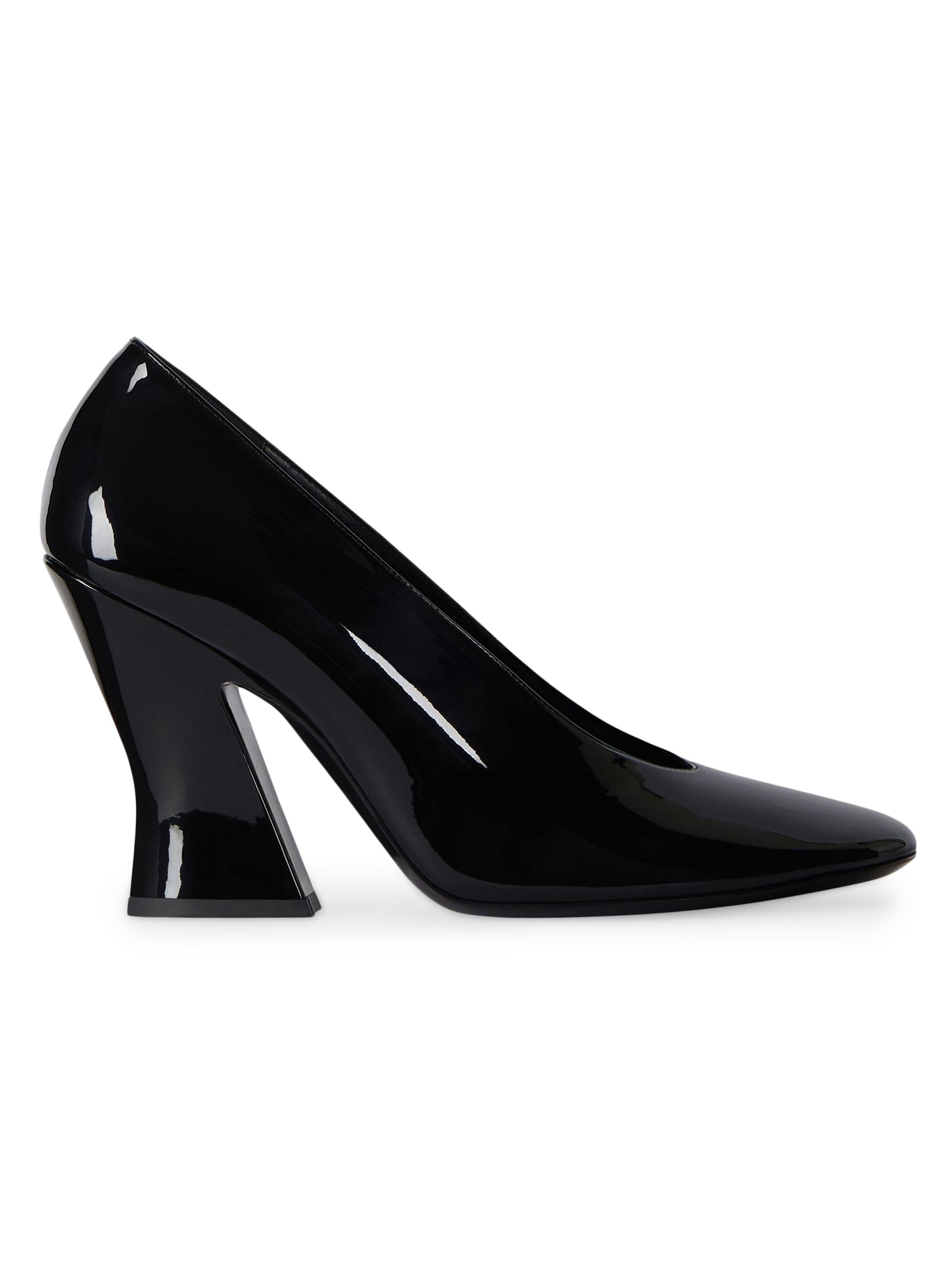Givenchy ブラック ミュール　36ハーフ Givenchy Sculpted Heeled Mules in Patent Leather | Saks Fifth Avenue